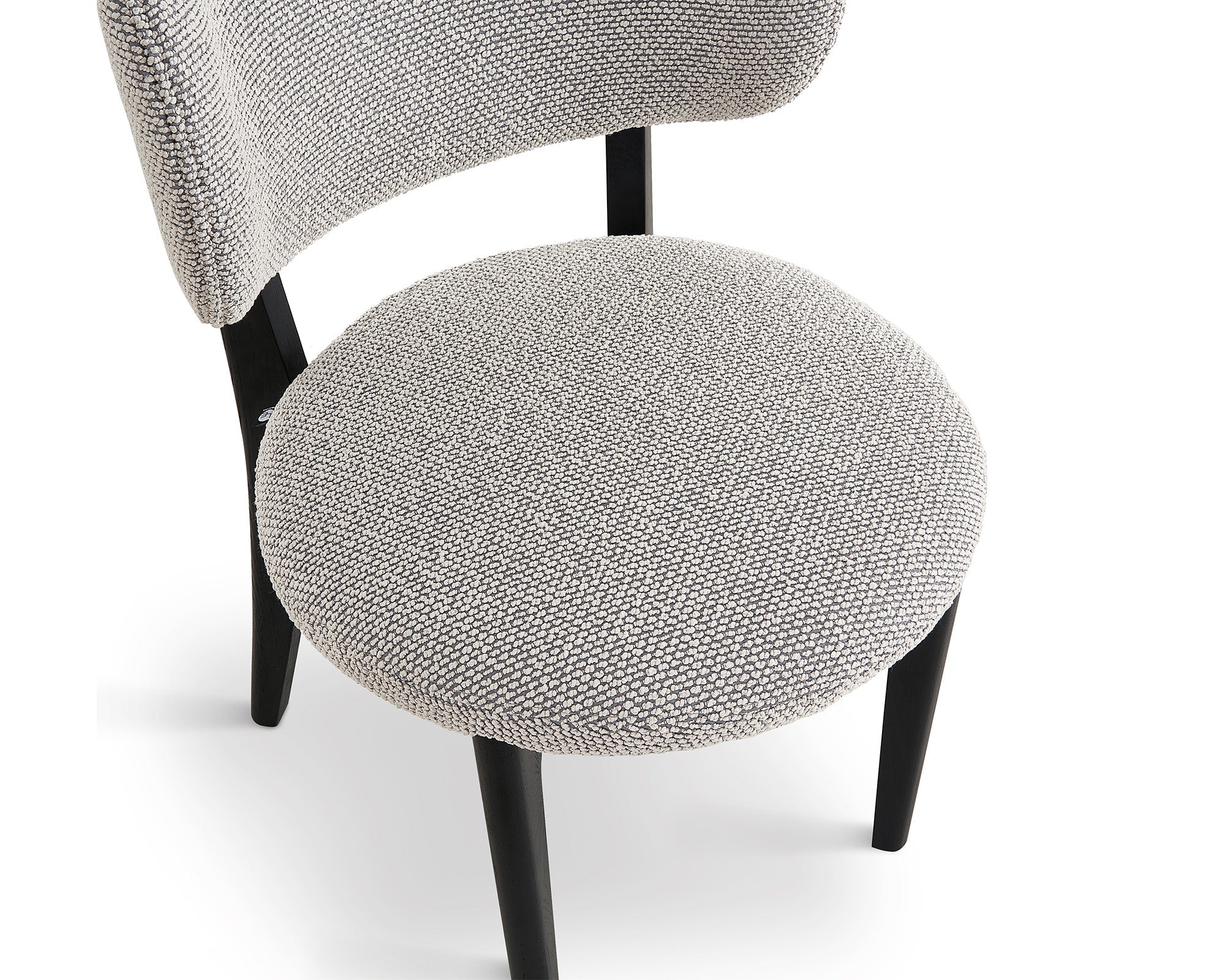 Set of 2 Collins Dining Chairs - Kelpa Textured Taupe
