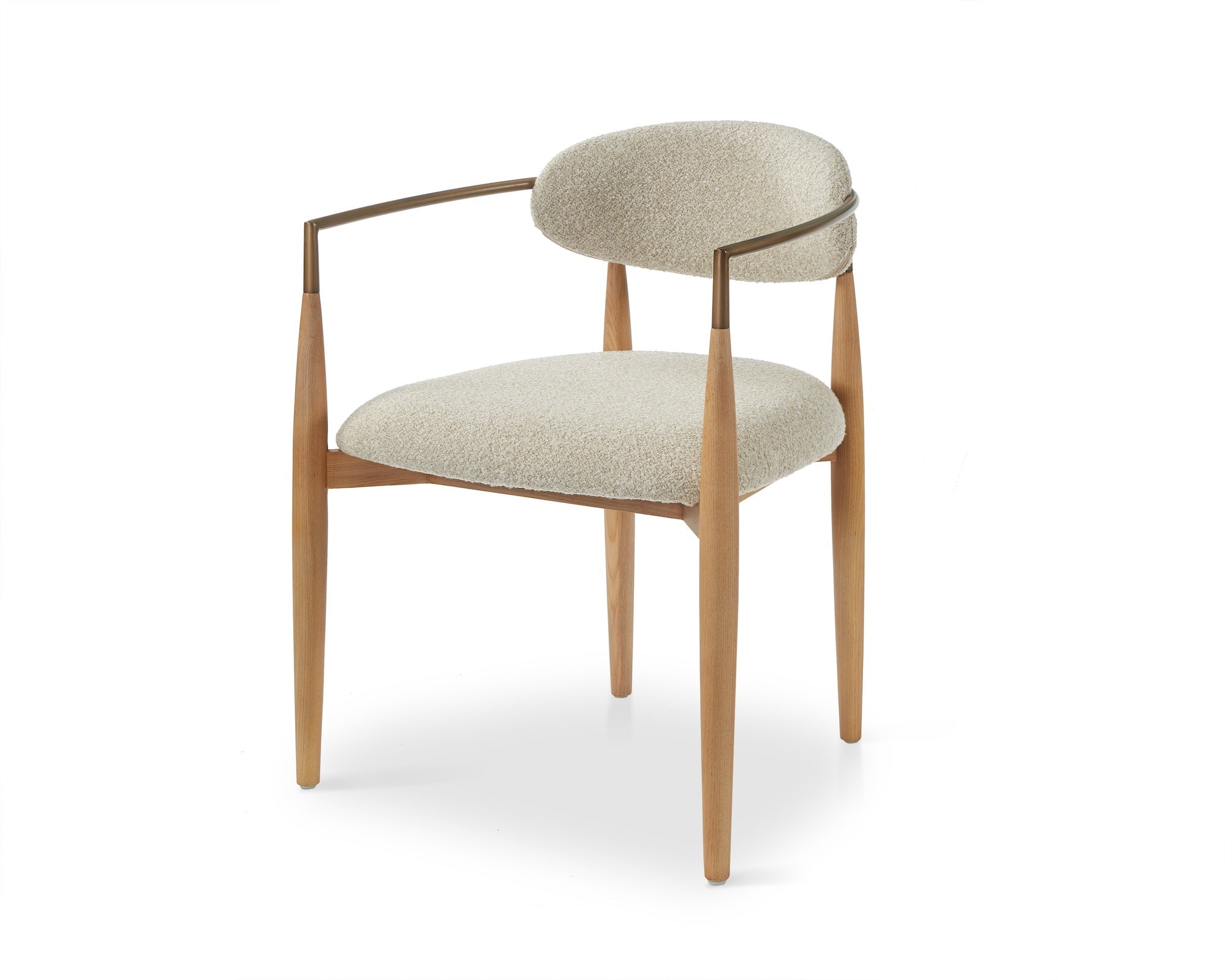 Nivelle Dining Chair - Capella Sand & Brushed Natural Wood