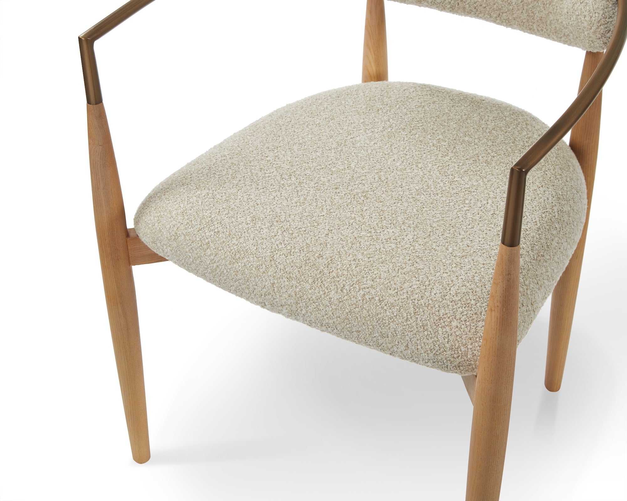 Nivelle Dining Chair - Capella Sand & Brushed Natural Wood