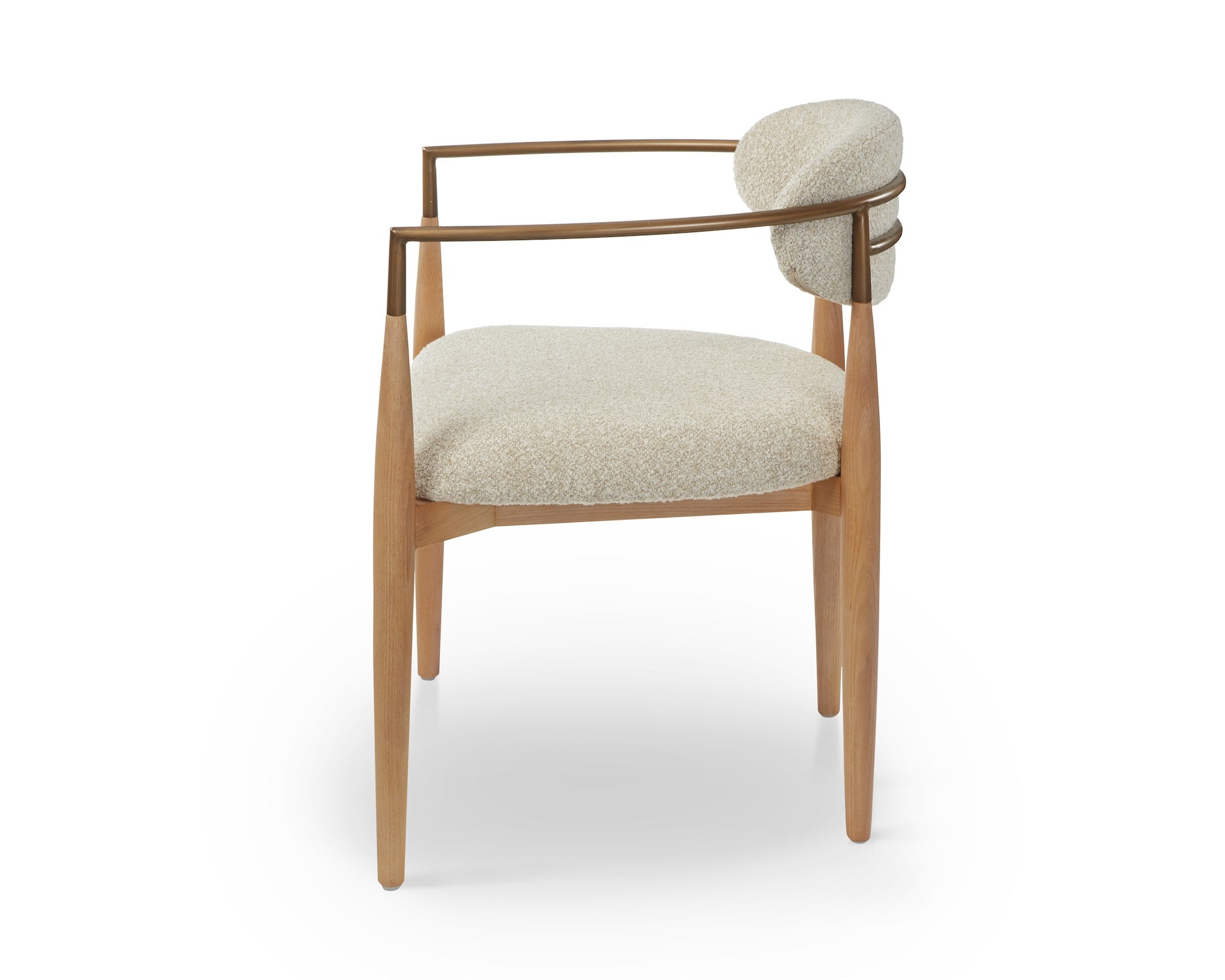 Nivelle Dining Chair - Capella Sand & Brushed Natural Wood