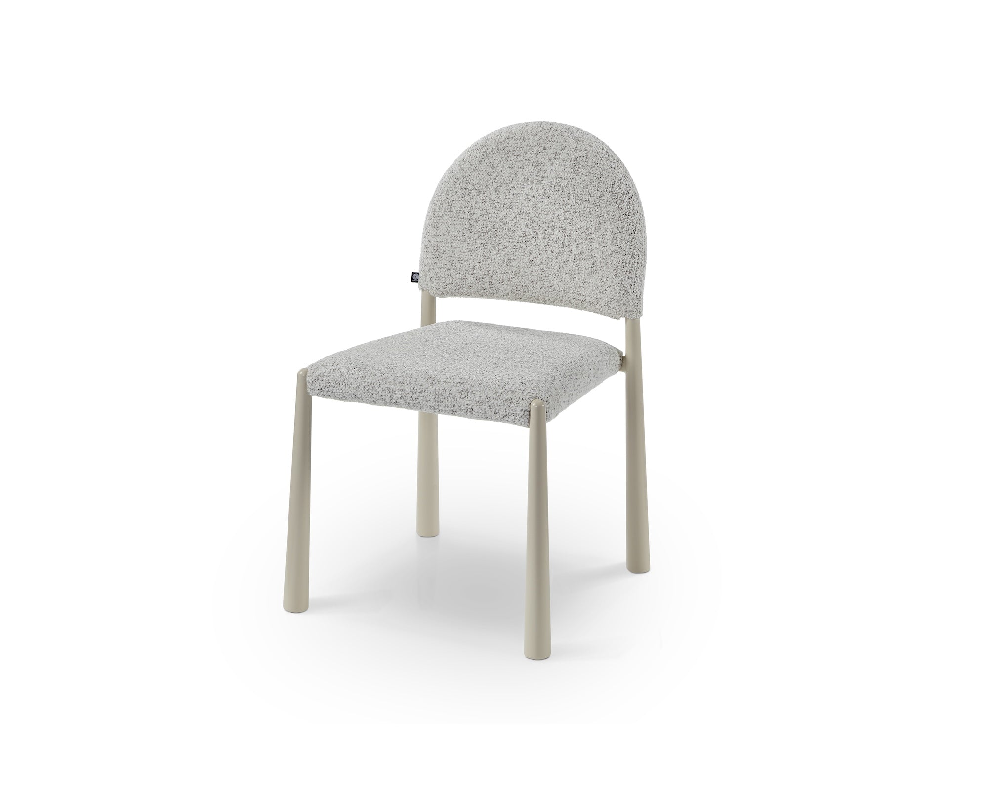 Noma Dining Chair set of 2 - Ripley Grav & Gloss Ivory
