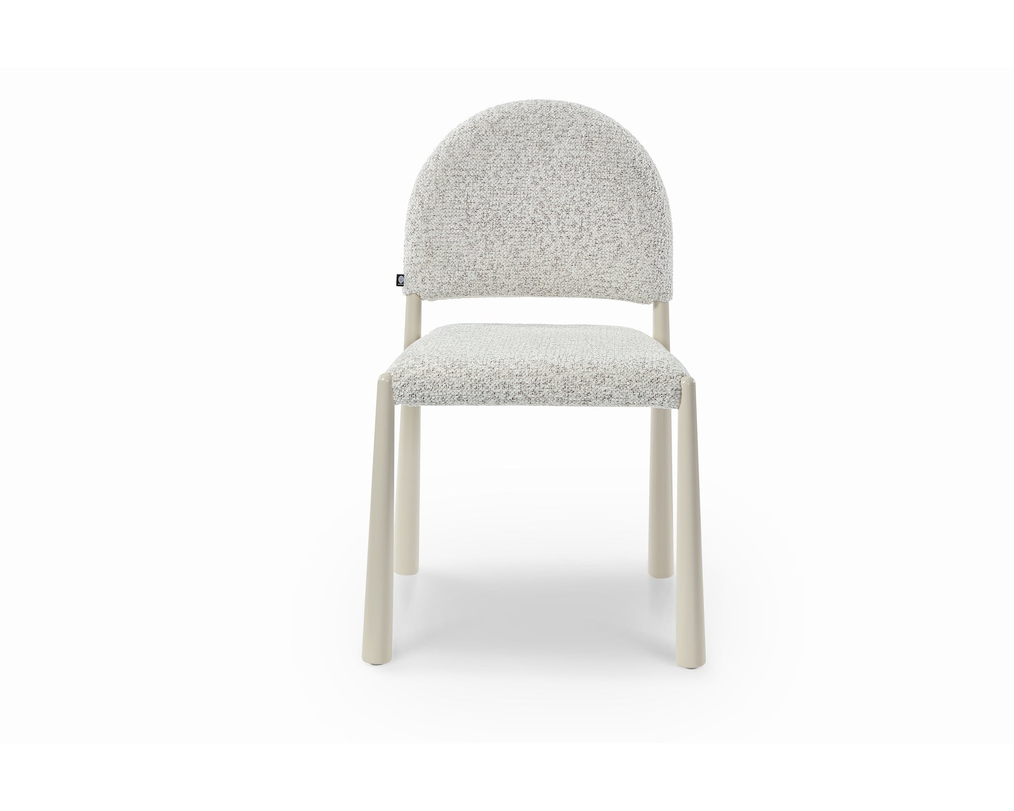 Noma Dining Chair set of 2 - Ripley Grav & Gloss Ivory