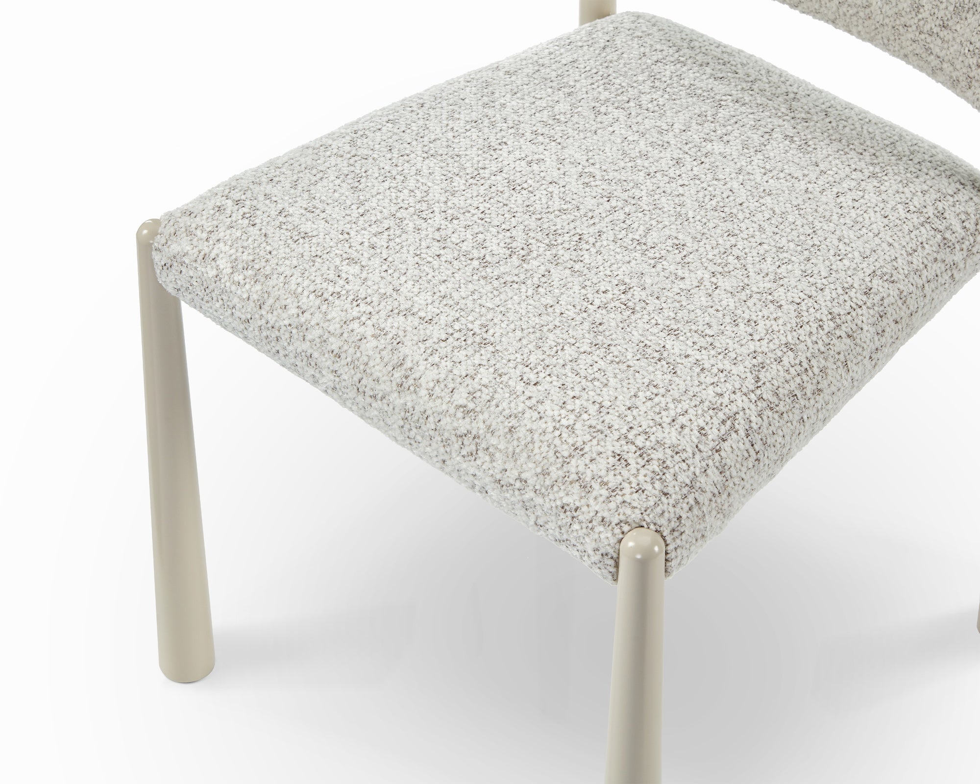 Noma Dining Chair set of 2 - Ripley Grav & Gloss Ivory