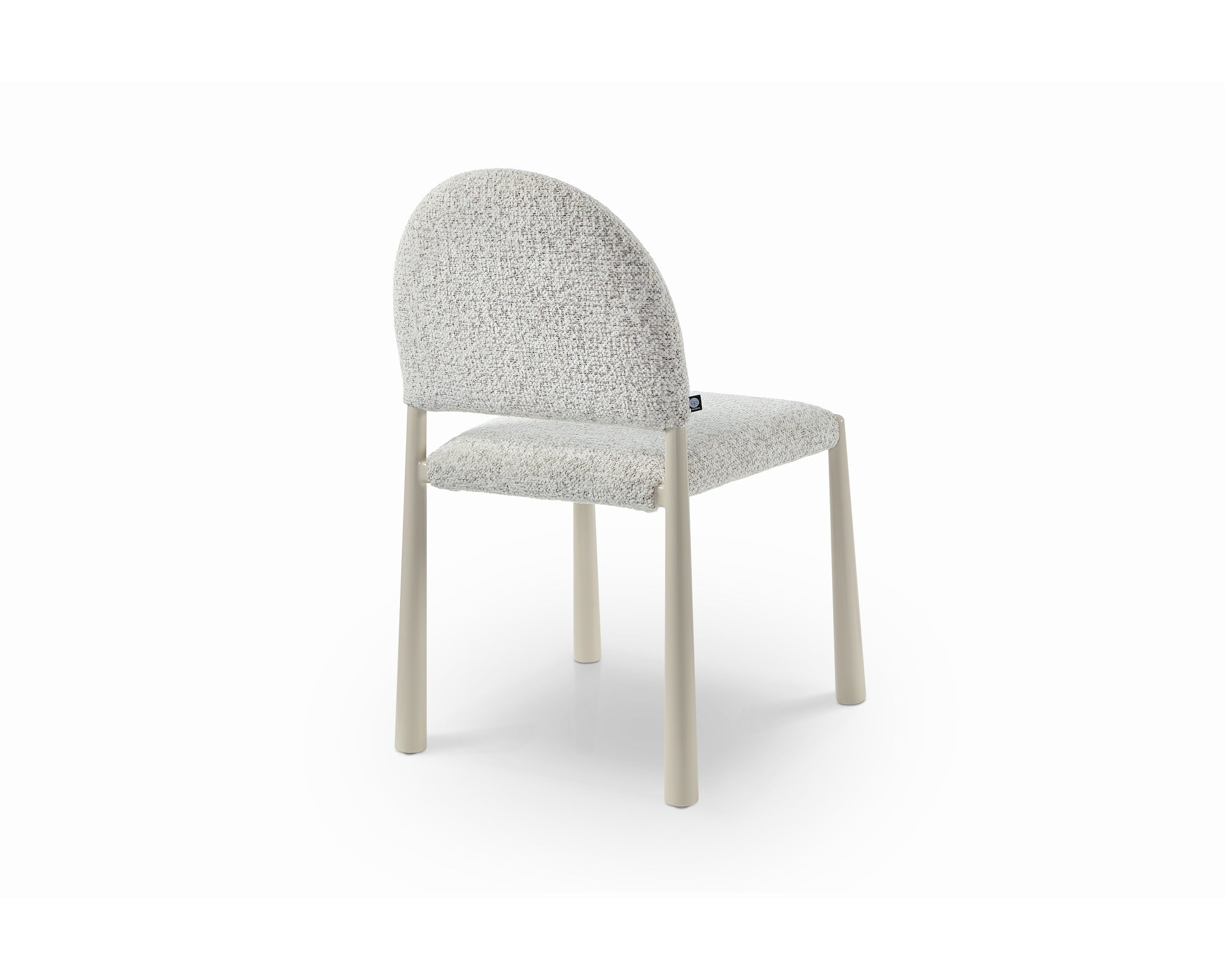Noma Dining Chair set of 2 - Ripley Grav & Gloss Ivory