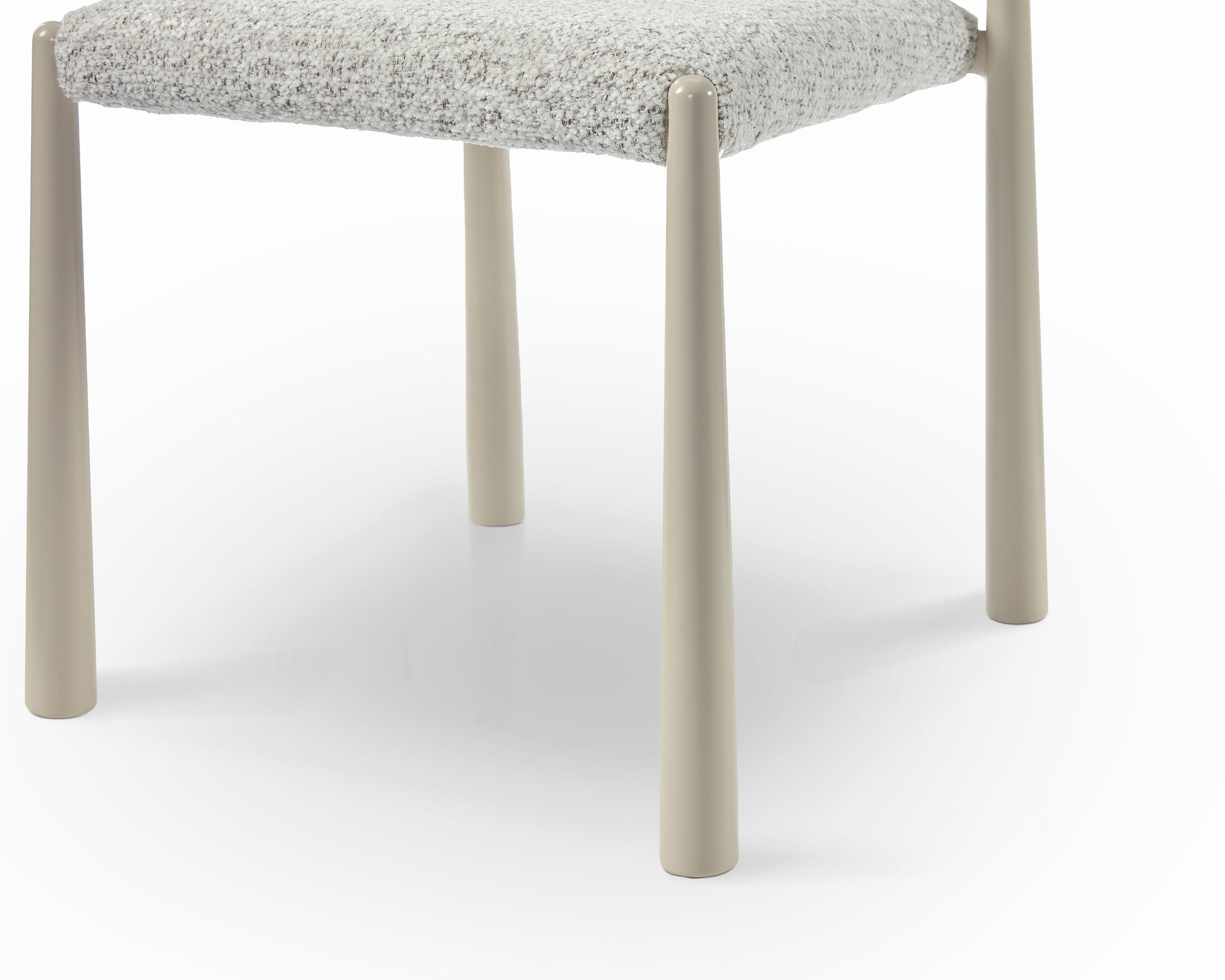 Noma Dining Chair set of 2 - Ripley Grav & Gloss Ivory