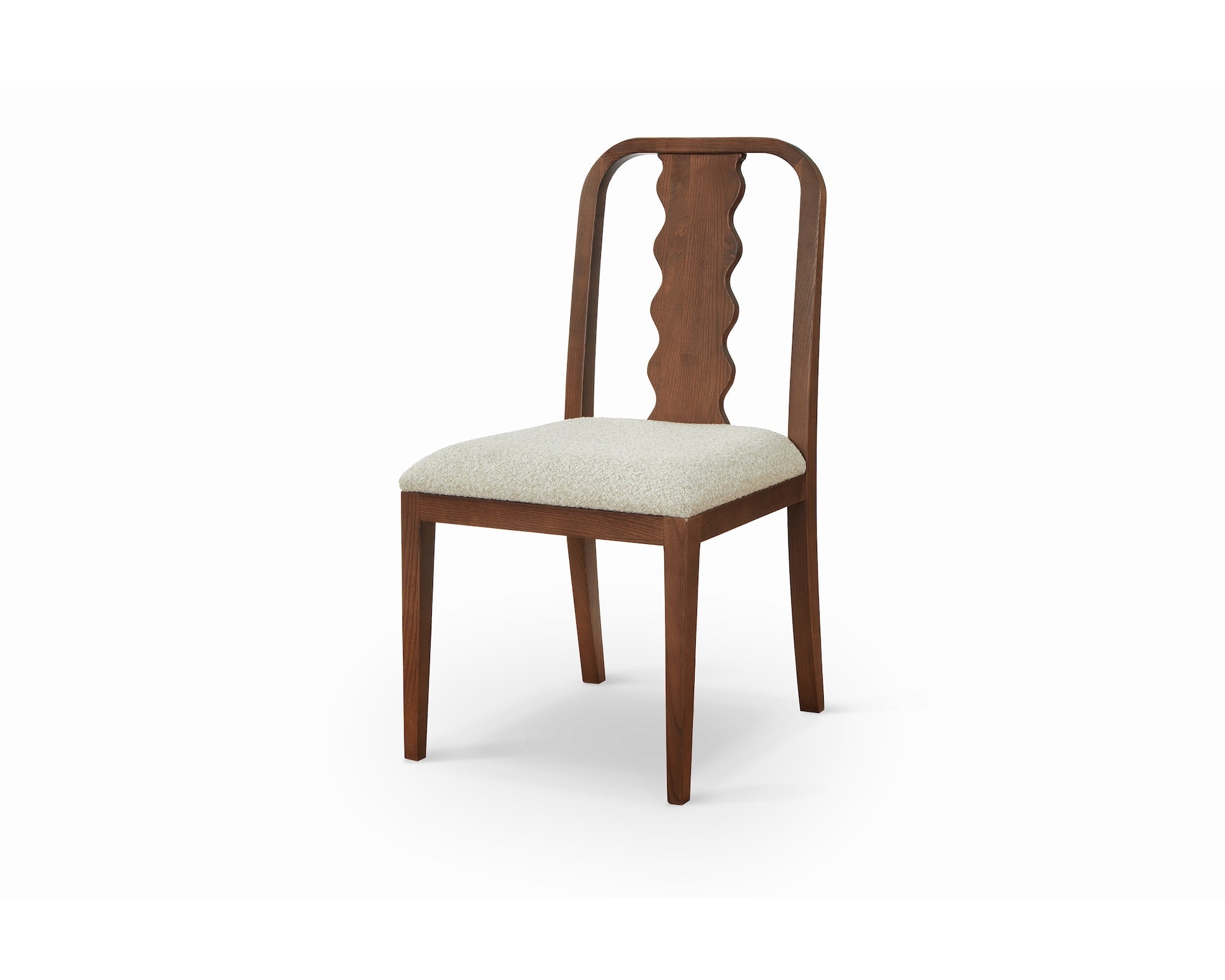 Set of 2 Diane Dining Chairs - Capella Sand & Brushed Brown