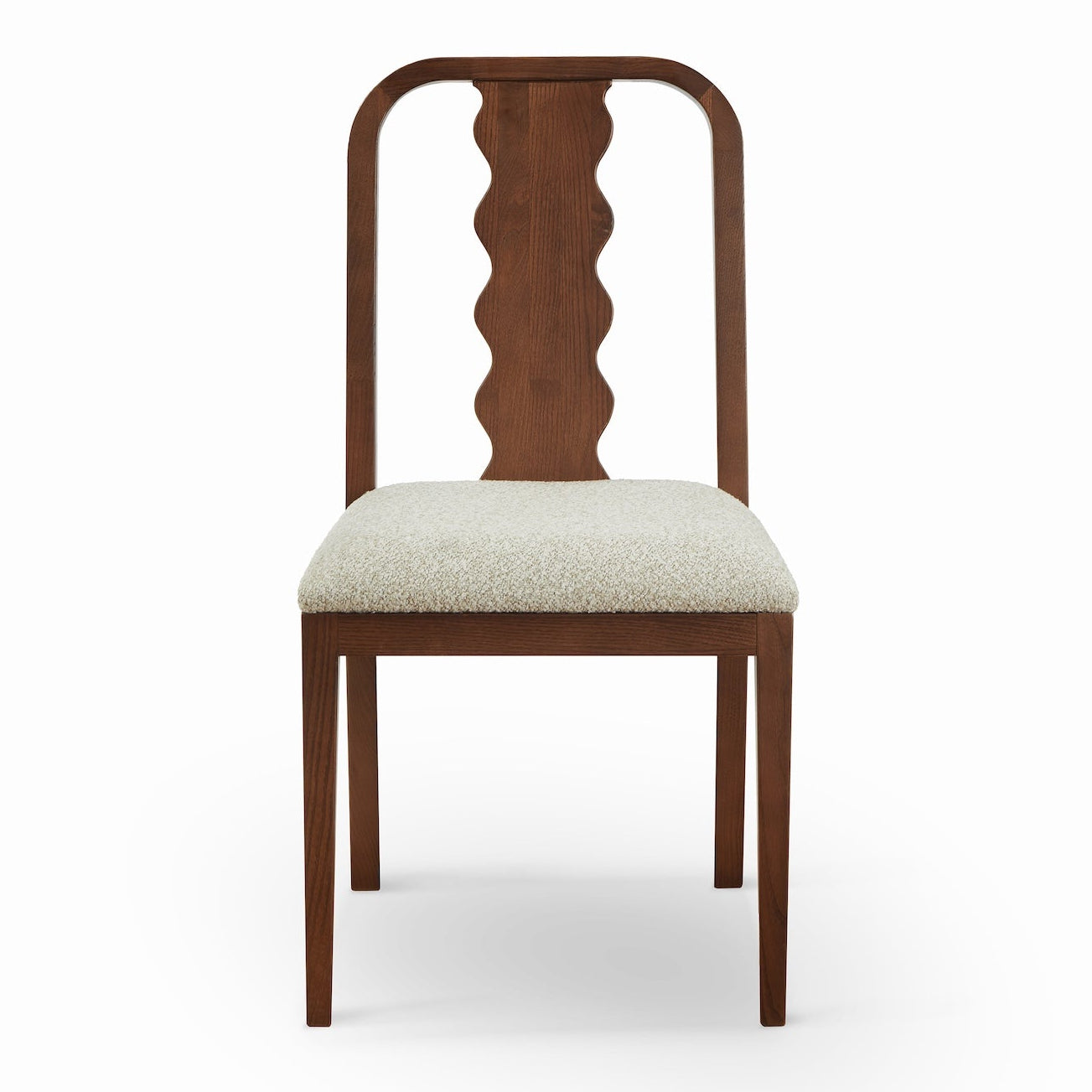 Set of 2 Diane Dining Chairs - Capella Sand & Brushed Brown