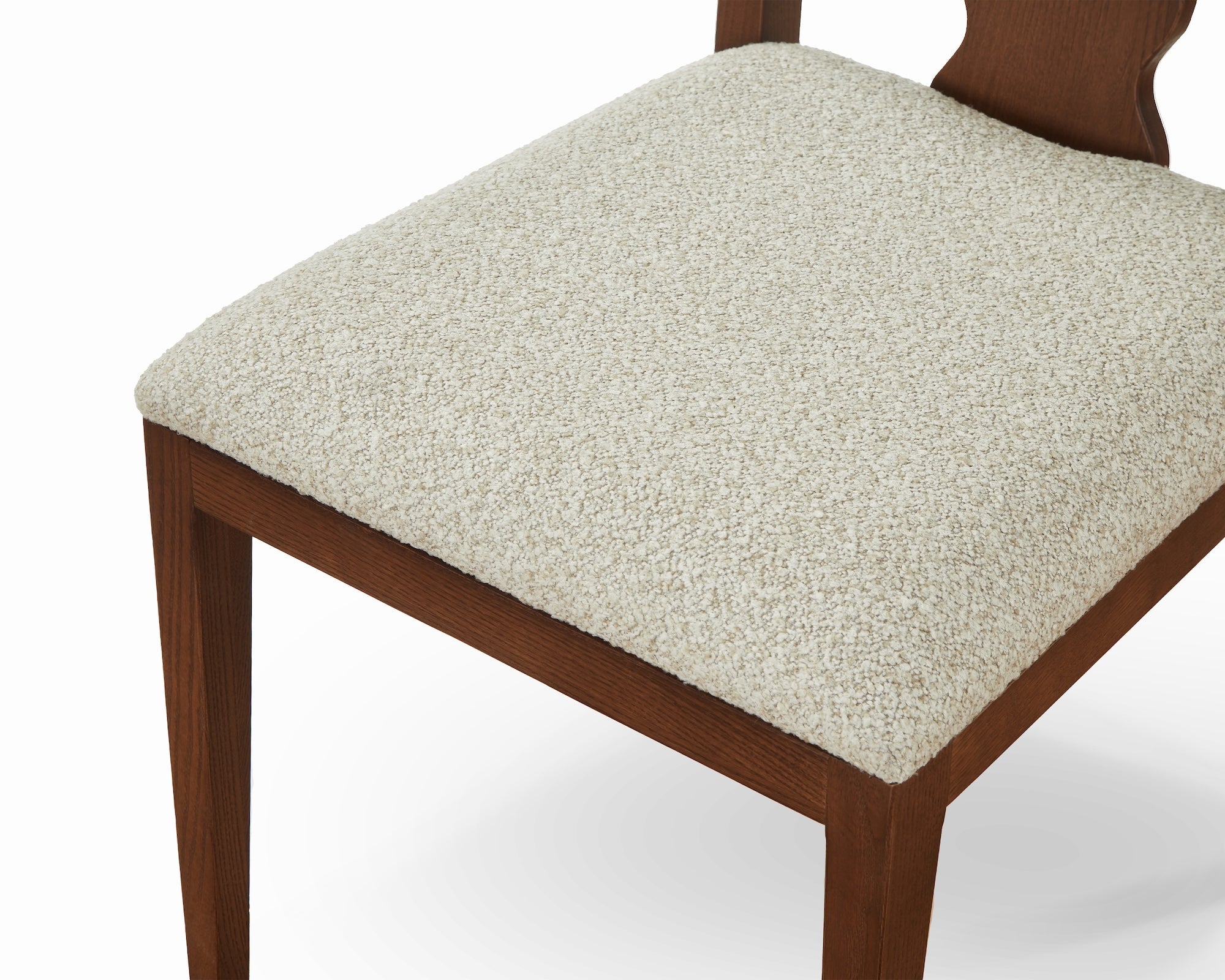 Set of 2 Diane Dining Chairs - Capella Sand & Brushed Brown