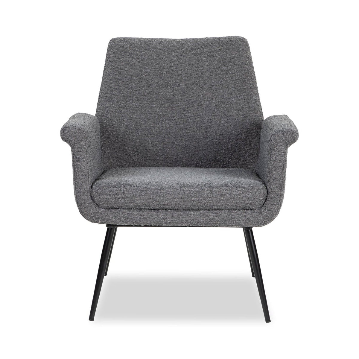 Fiore Graphic Grey Boucle Armchair