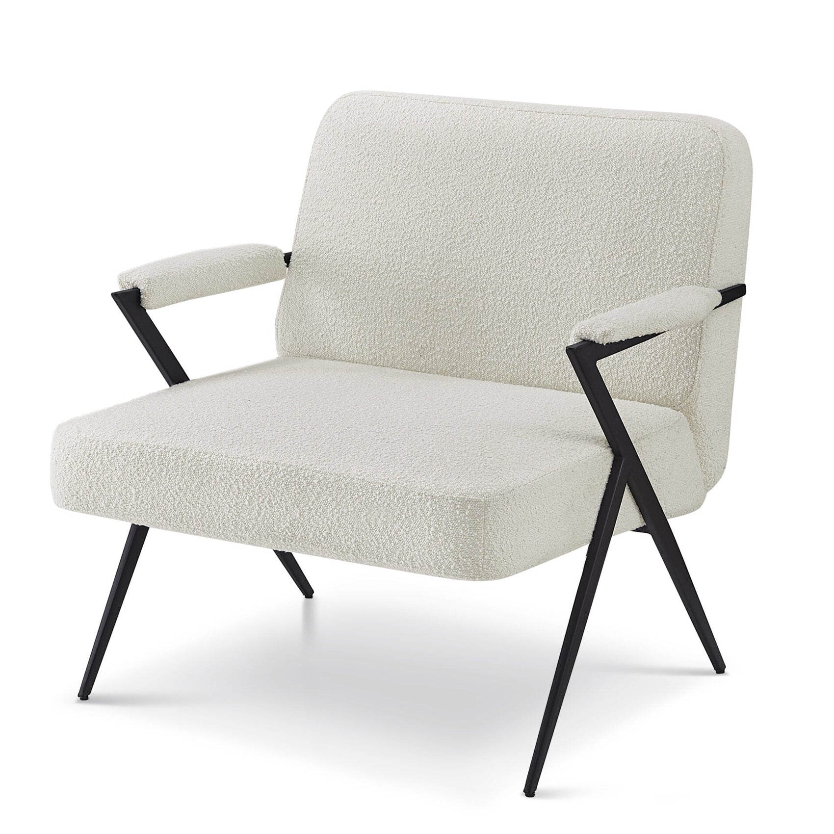 Ponti Sand Cream Boucle Armchair