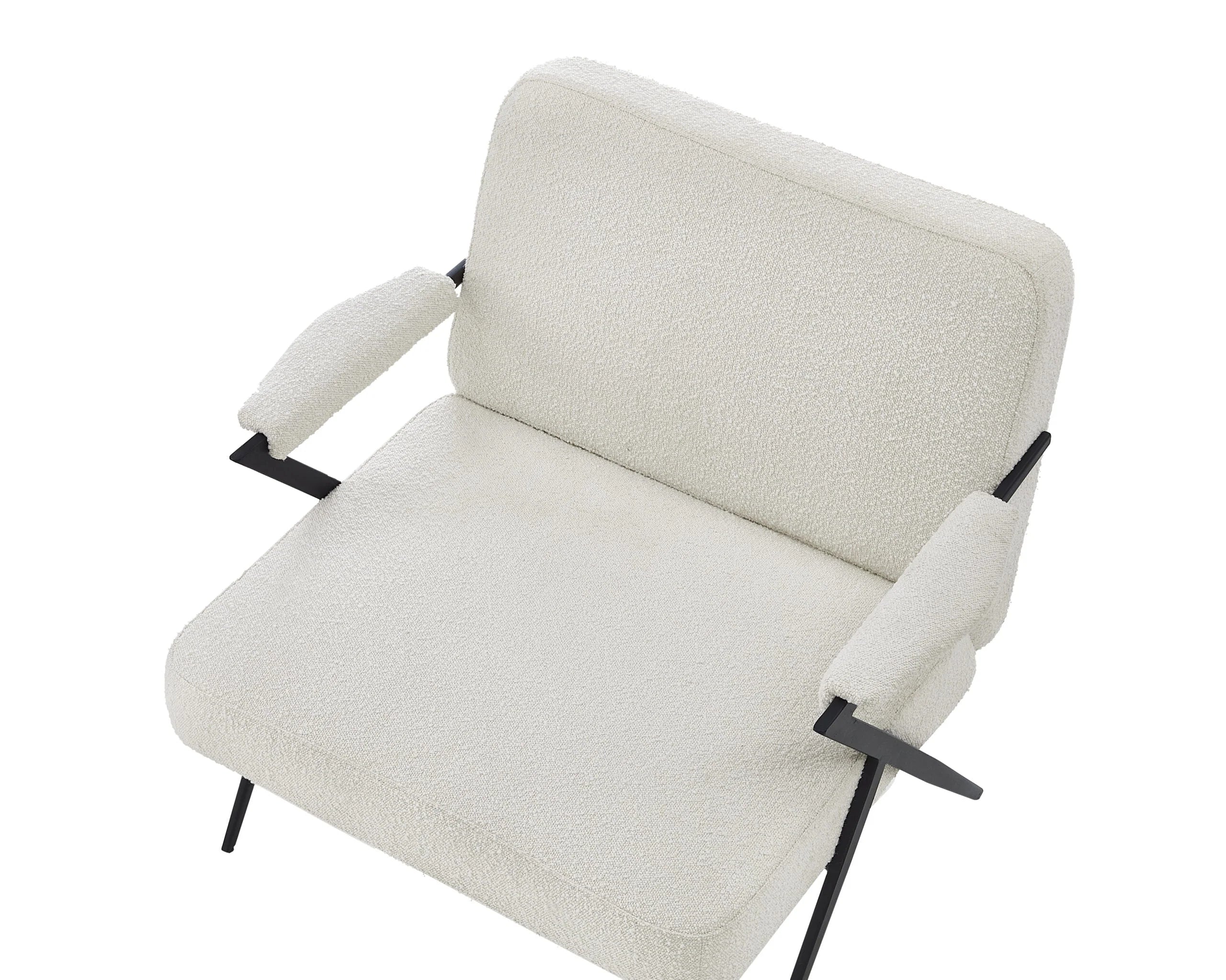 Ponti Sand Cream Boucle Armchair