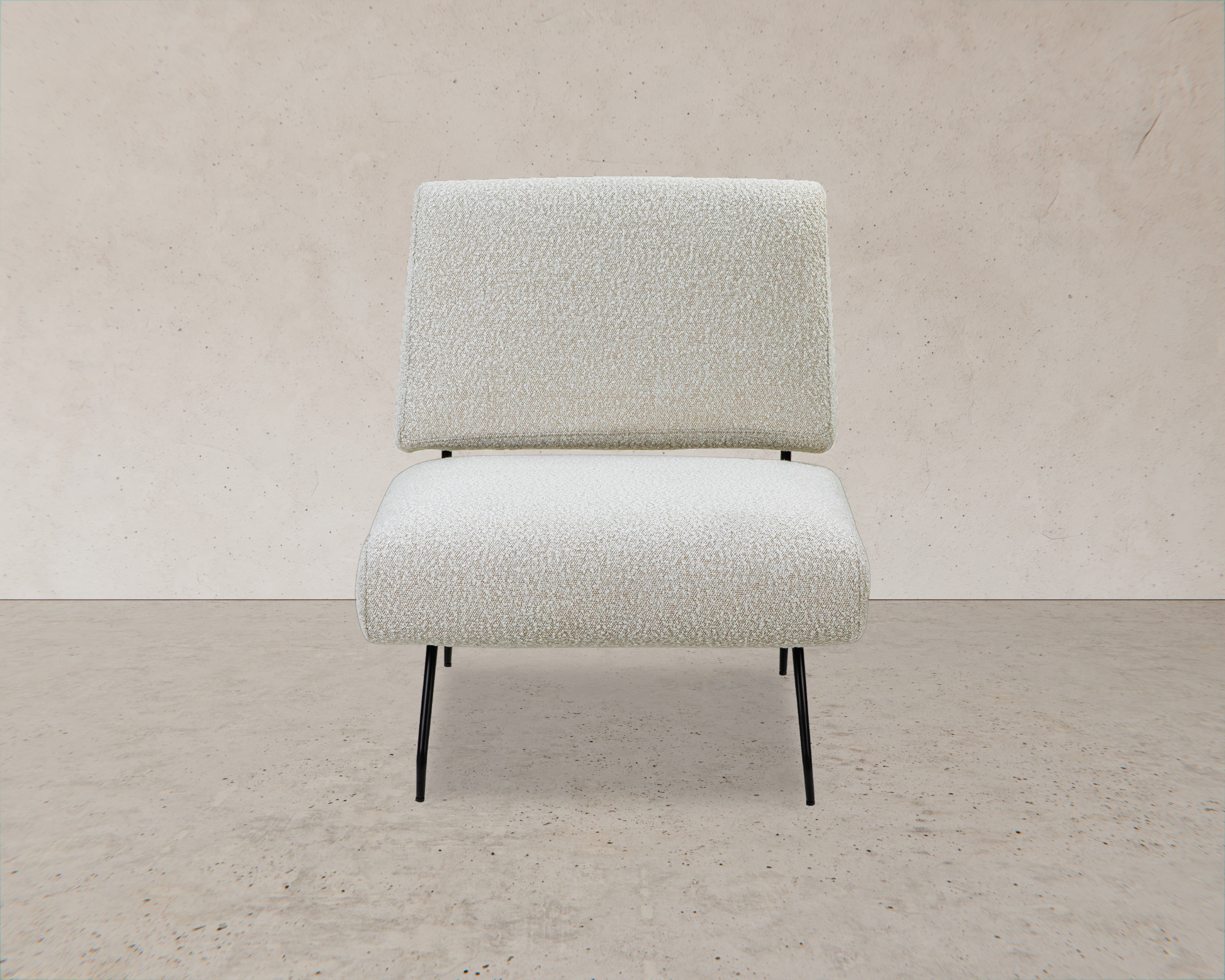 Abacus Armchair - Sand Cream Boucle