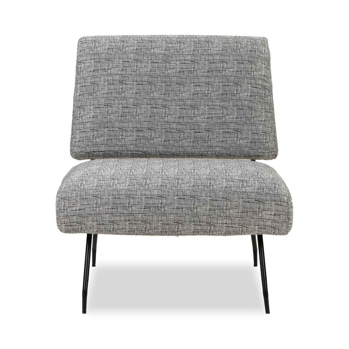 Abacus Artesan Black & White Linen Look Armchair