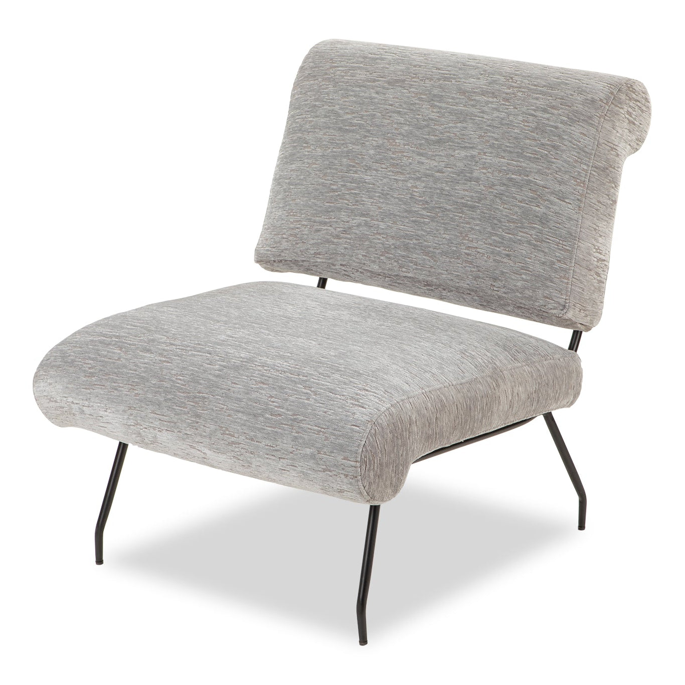 Abacus Vintage Silver Linen Look Armchair