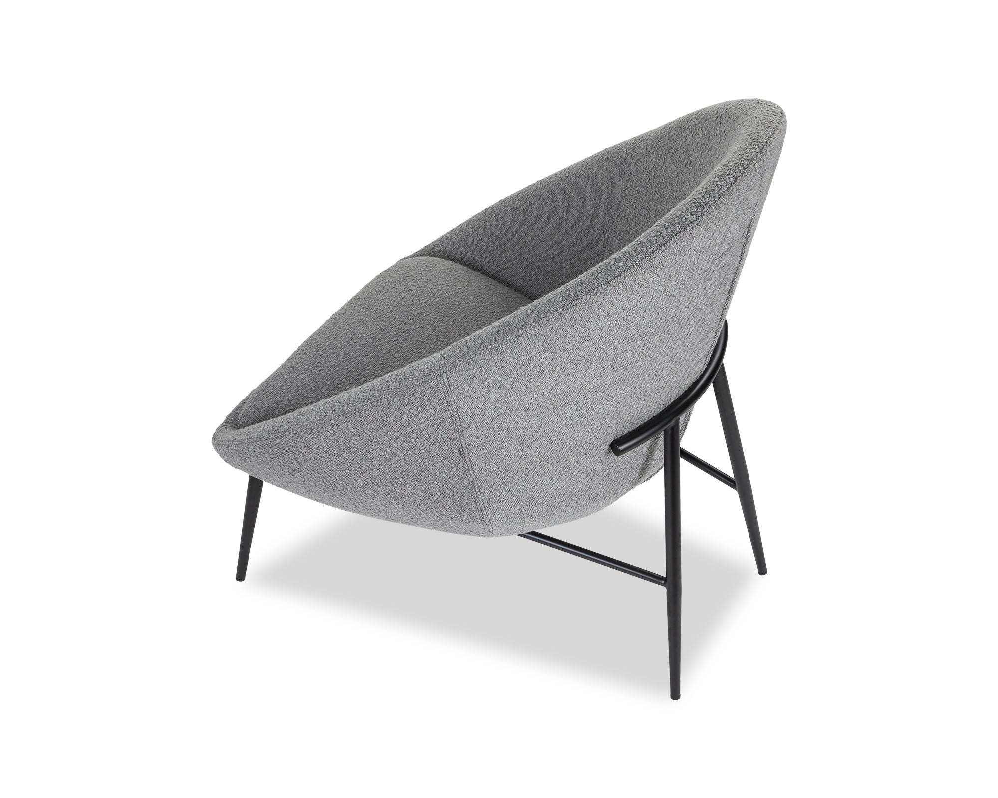 Ovalo Armchair - Boucle Grey