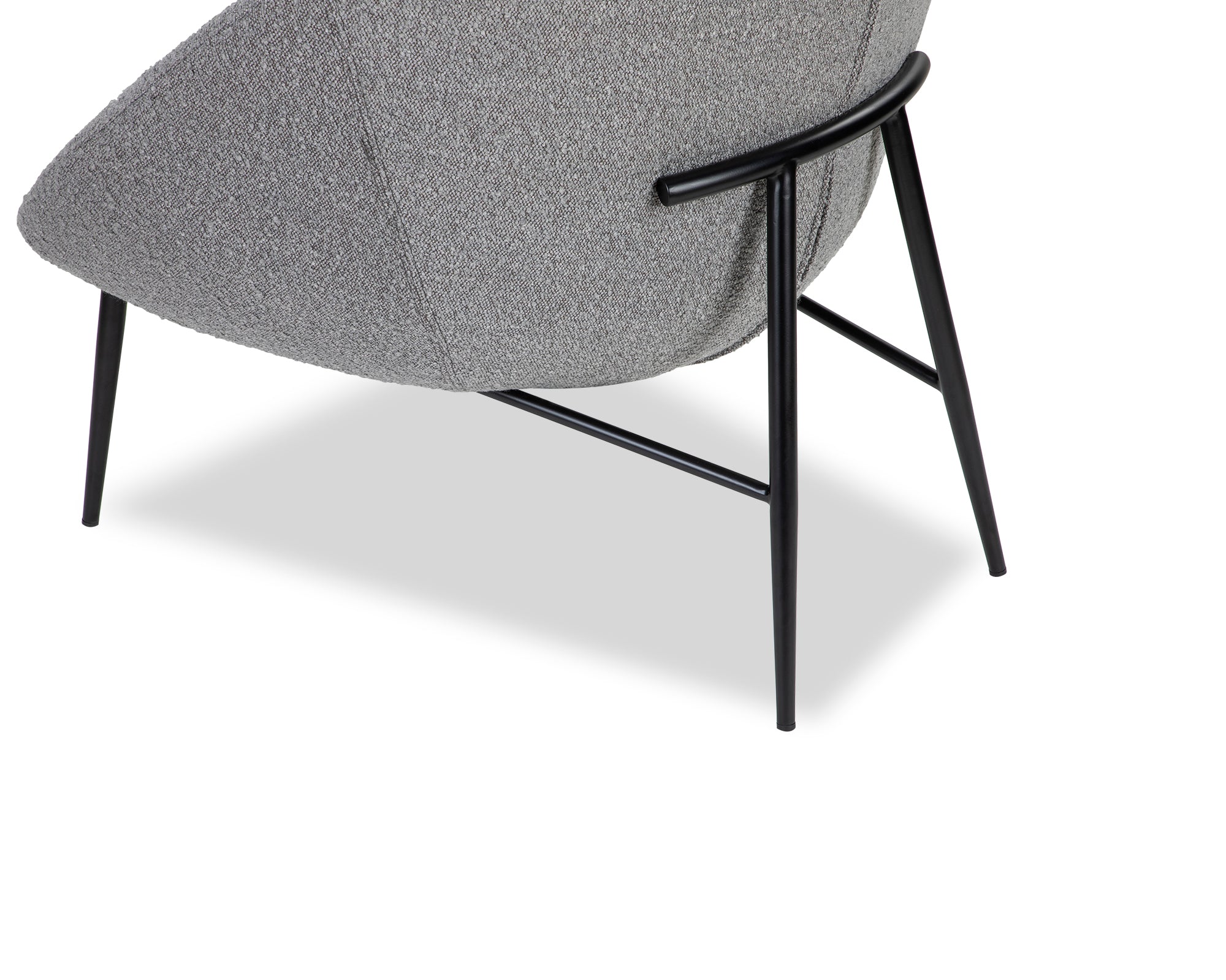 Ovalo Armchair - Boucle Grey