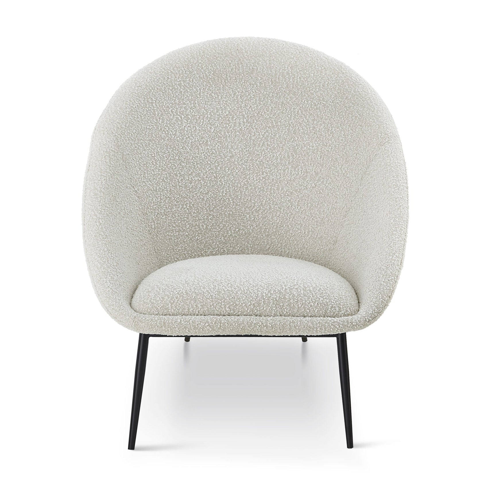 Ovalo Sand Cream Boucle Armchair