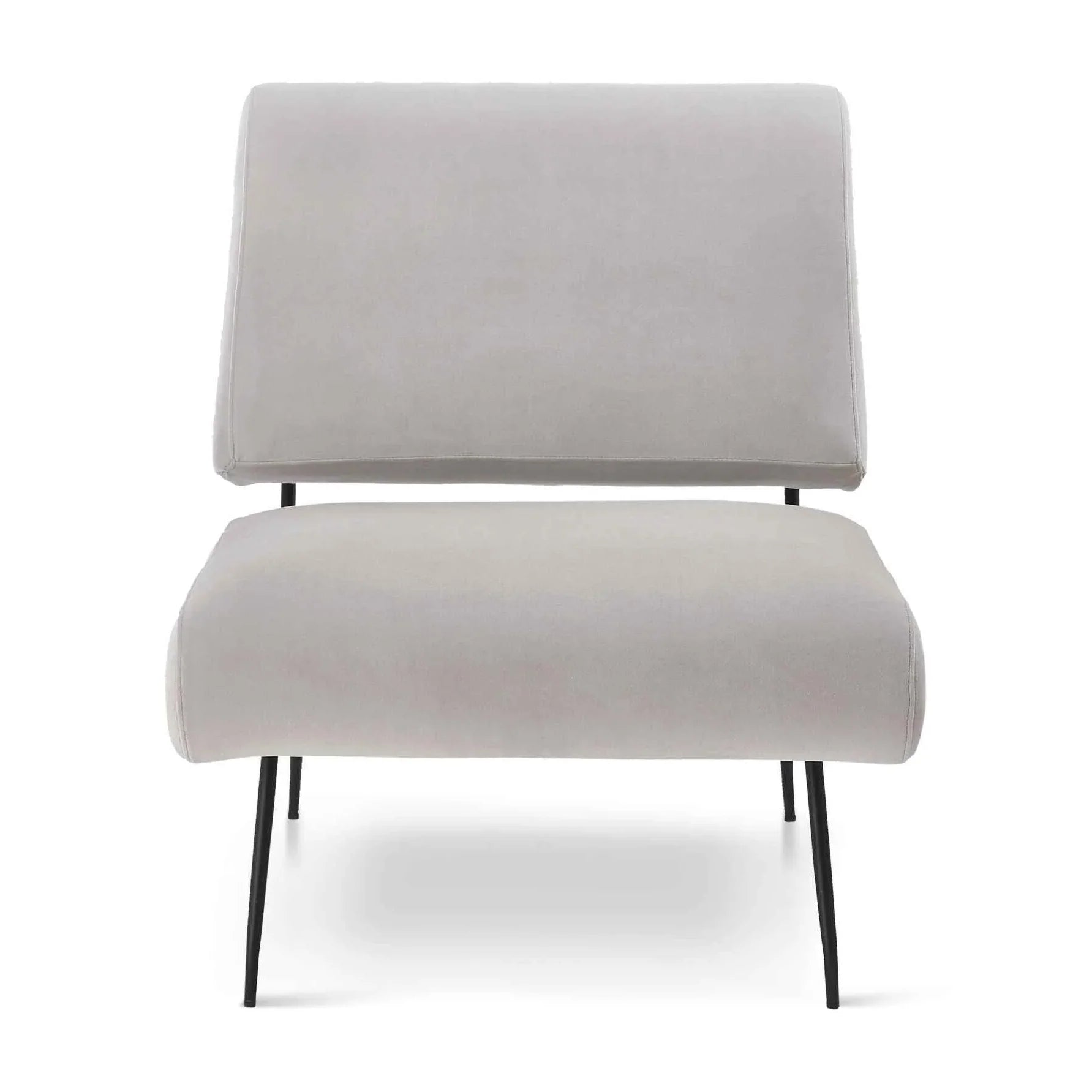 Abacus Gainsborough Ash Grey Velvet Armchair