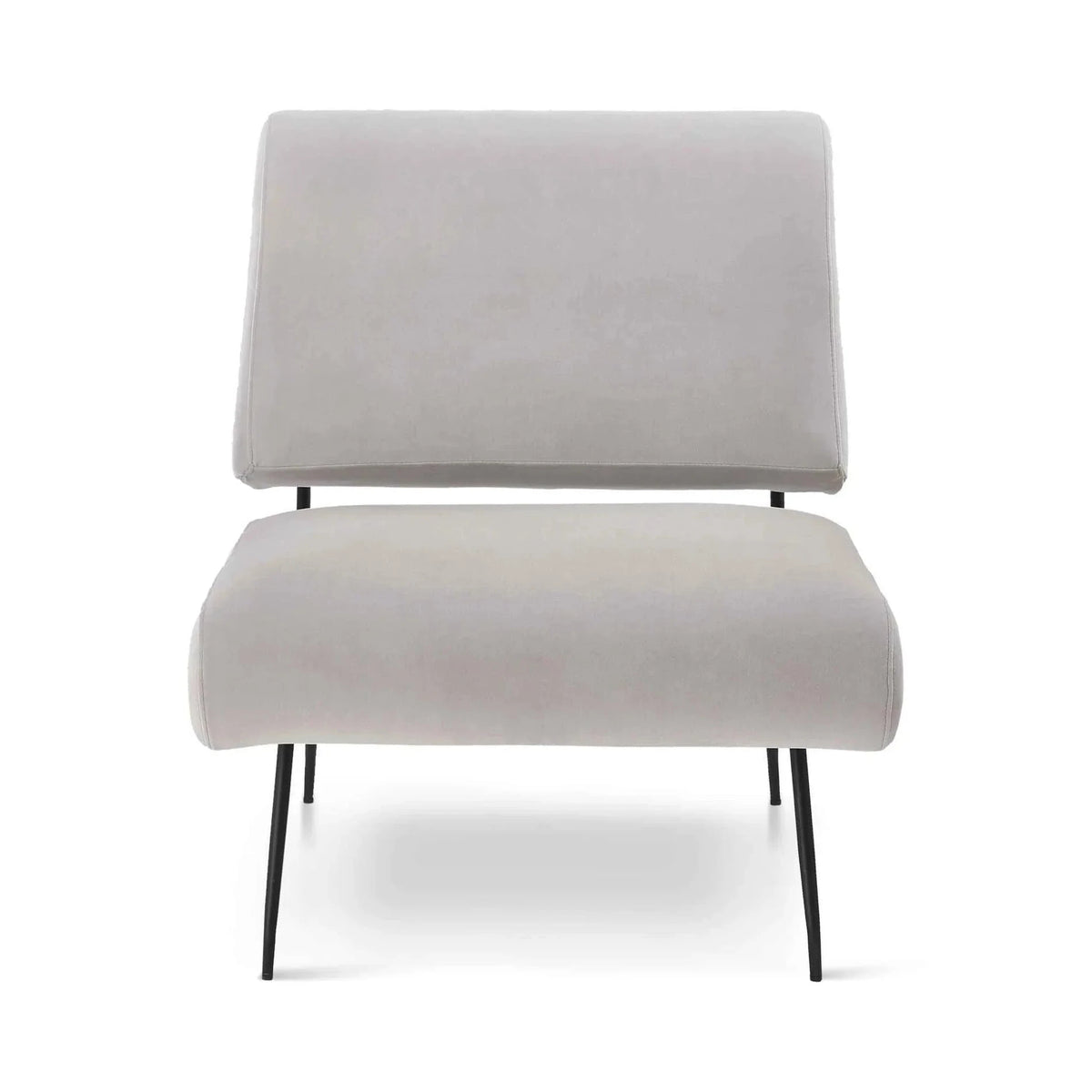 Abacus Gainsborough Ash Grey Velvet Armchair