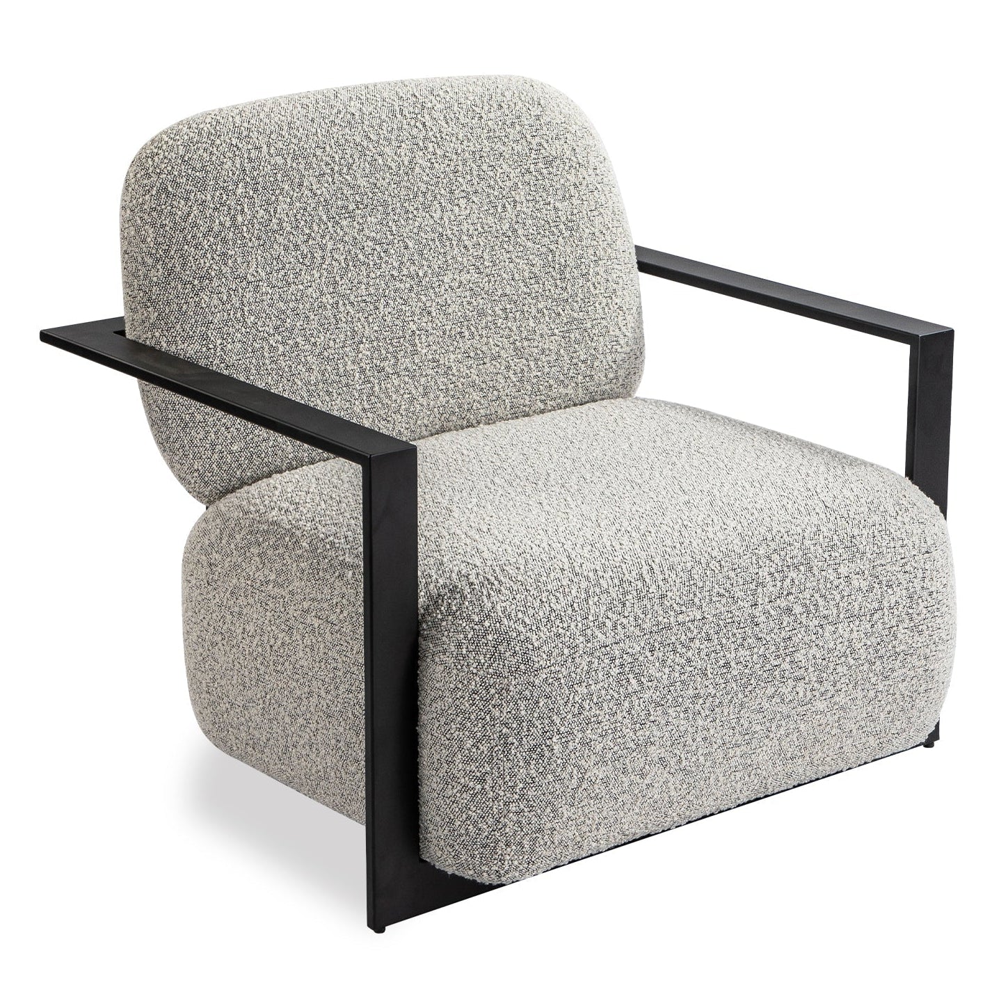 Archivolto Whisk Grey Boucle Armchair