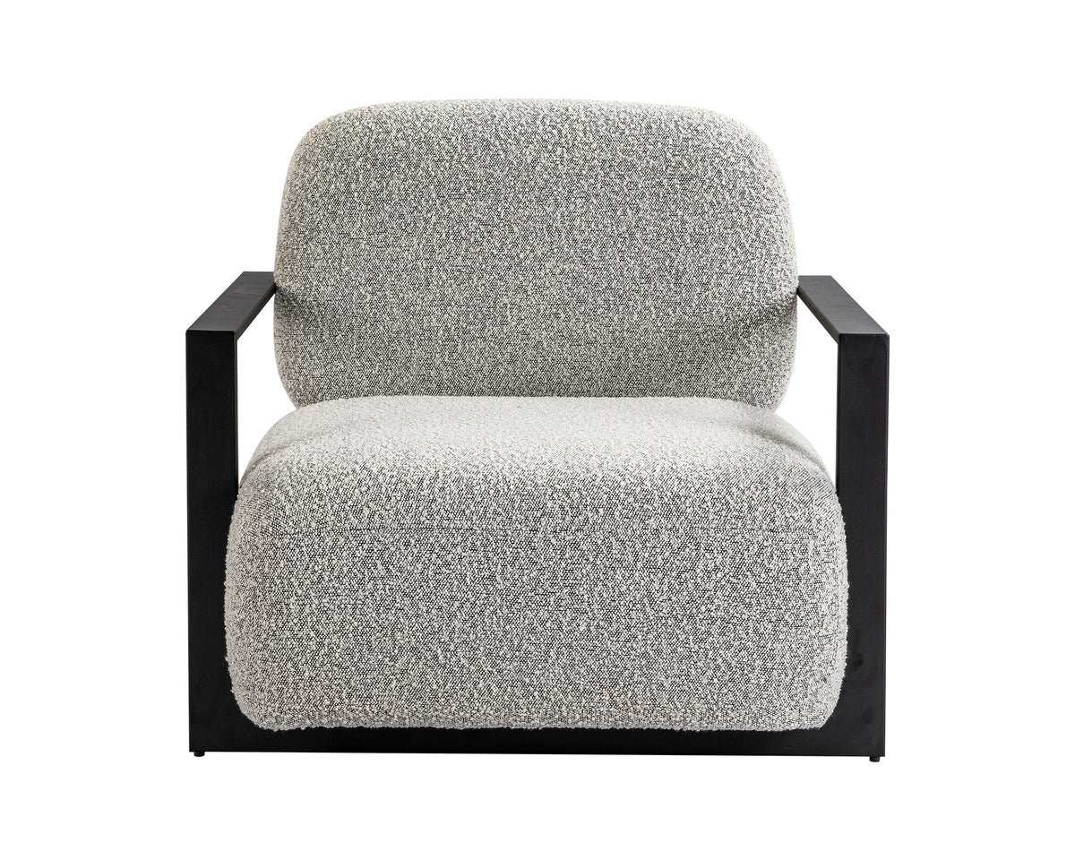 Archivolto Whisk Grey Boucle Armchair