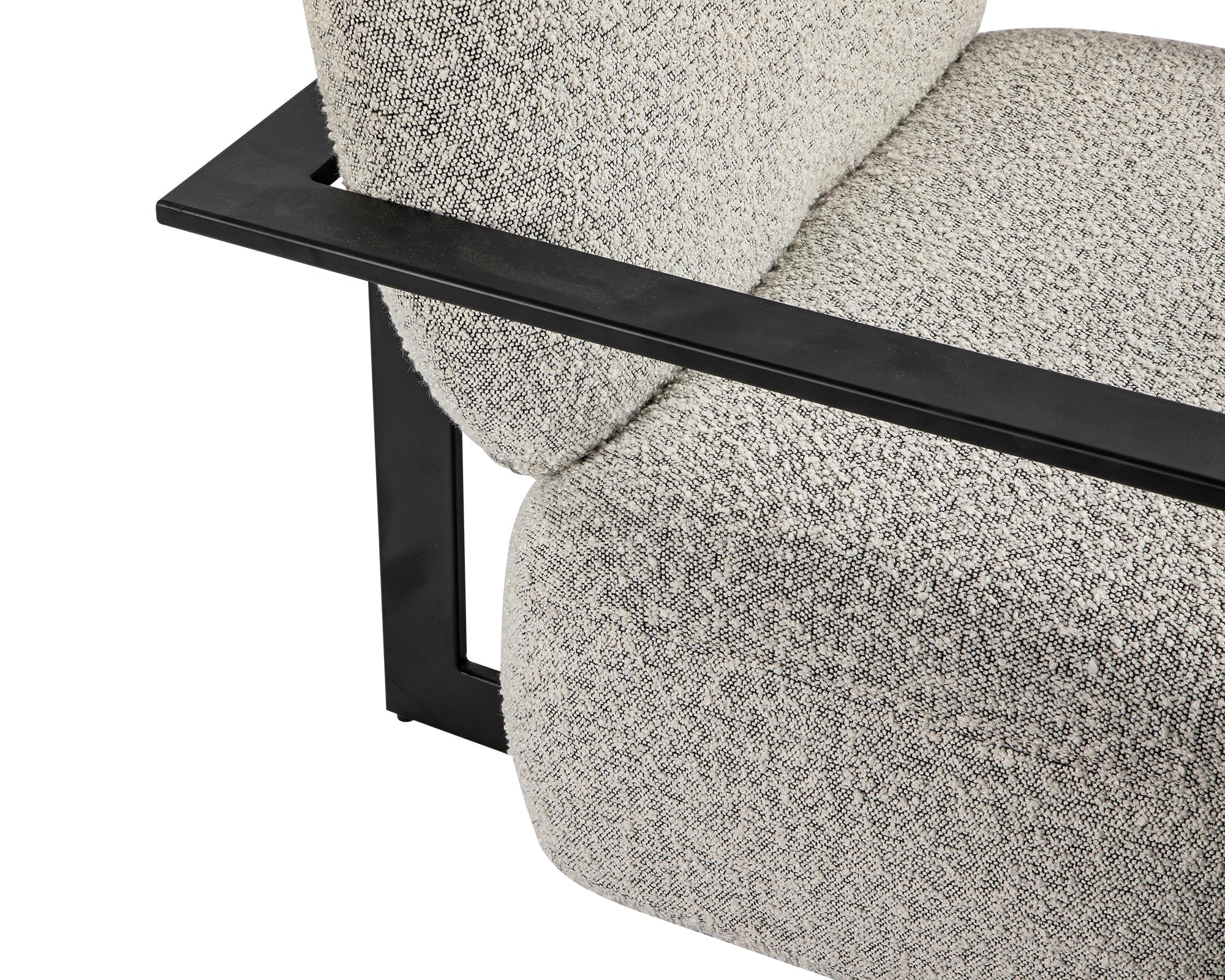 Archivolto Armchair - Whisk Grey Boucle