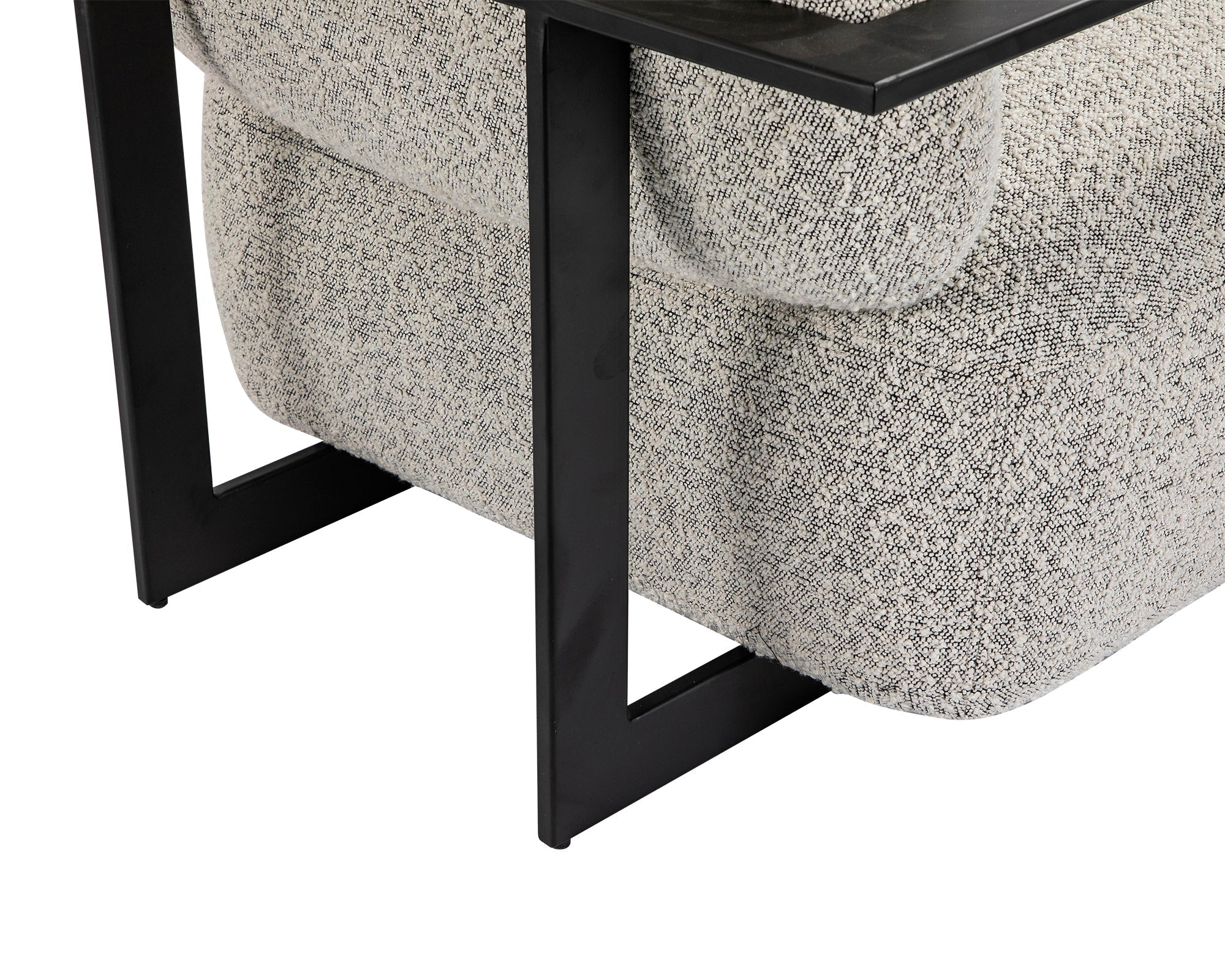 Archivolto Armchair - Whisk Grey Boucle