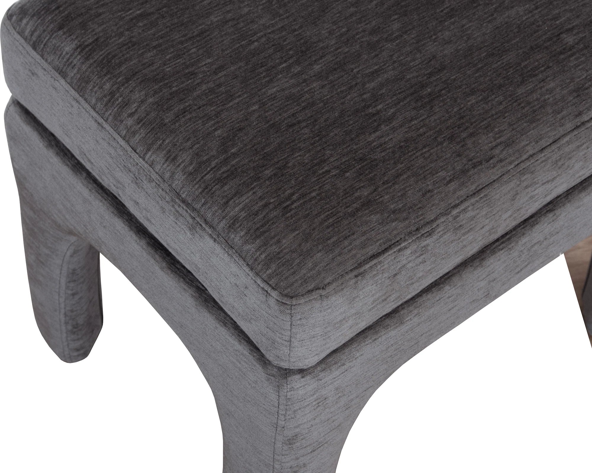 Malcom Sysley Chalk Chenille Stool II