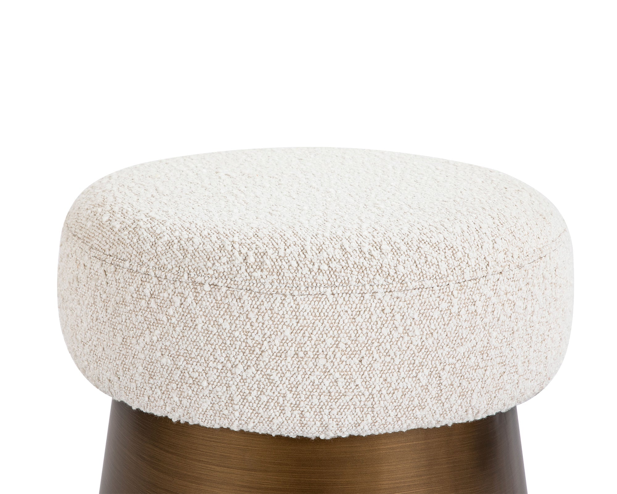 Cyrus Sand Cream Boucle Stool