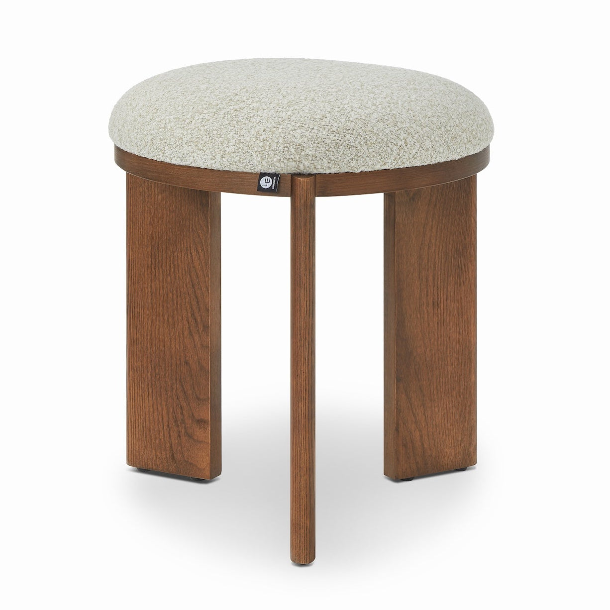 Lia Capella Sand & Brushed Brown Footstool