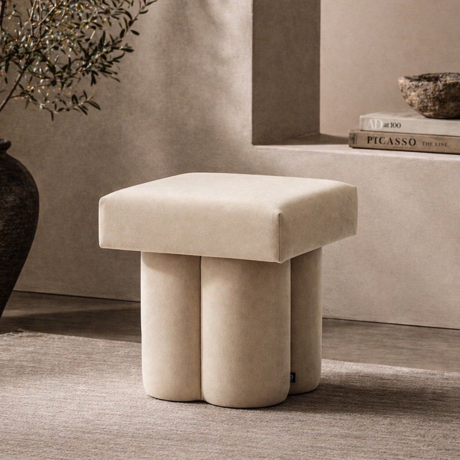 Poky Hopper Desert Footstool