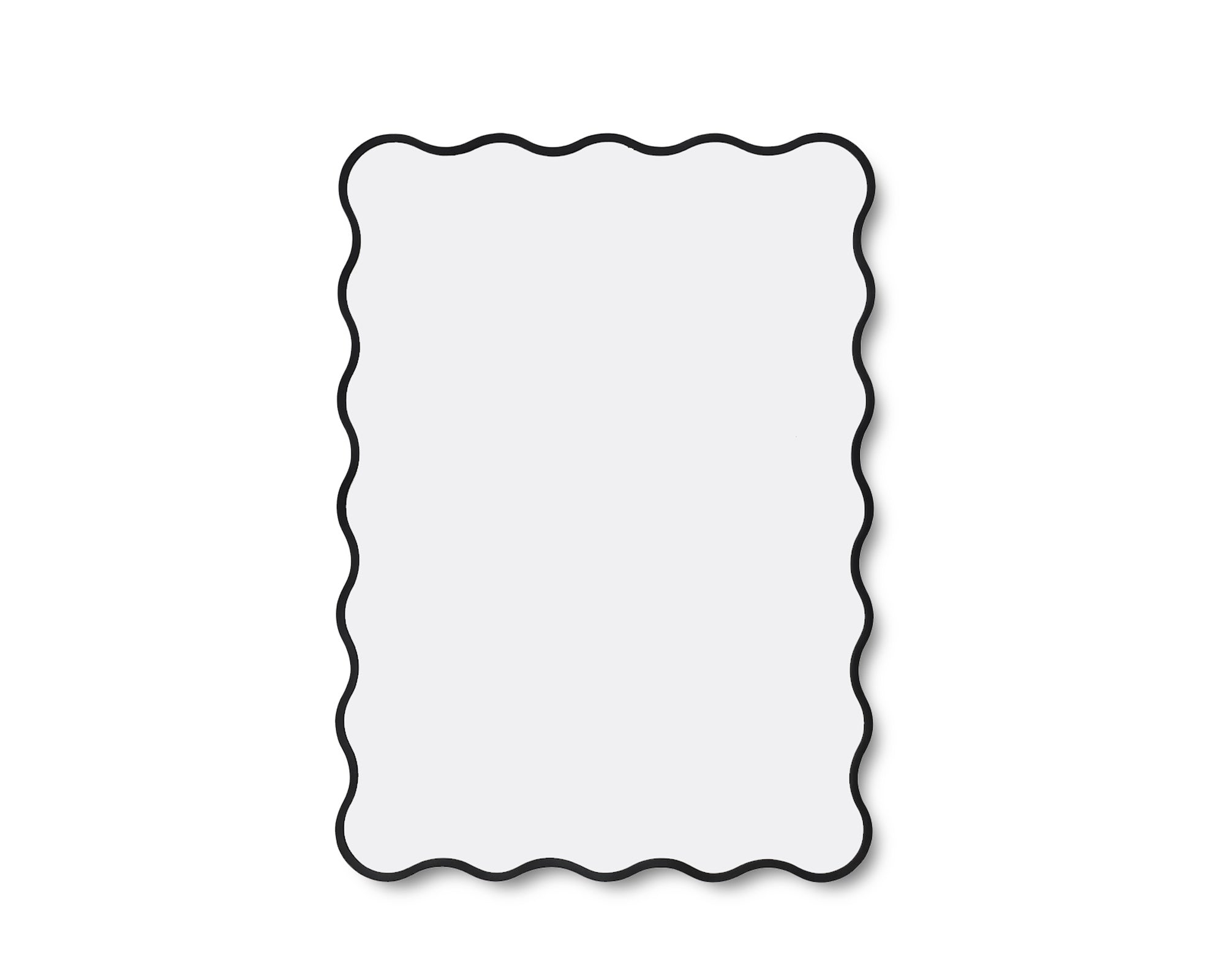Talia Mirror - Black Wood