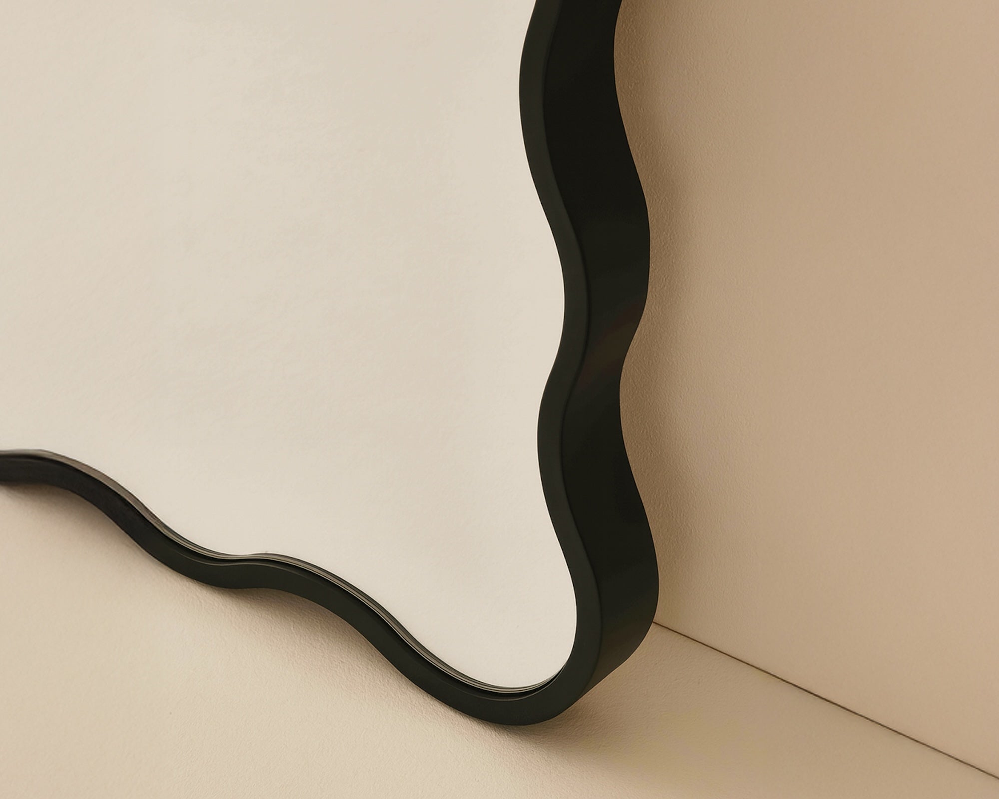 Talia Mirror - Black Wood