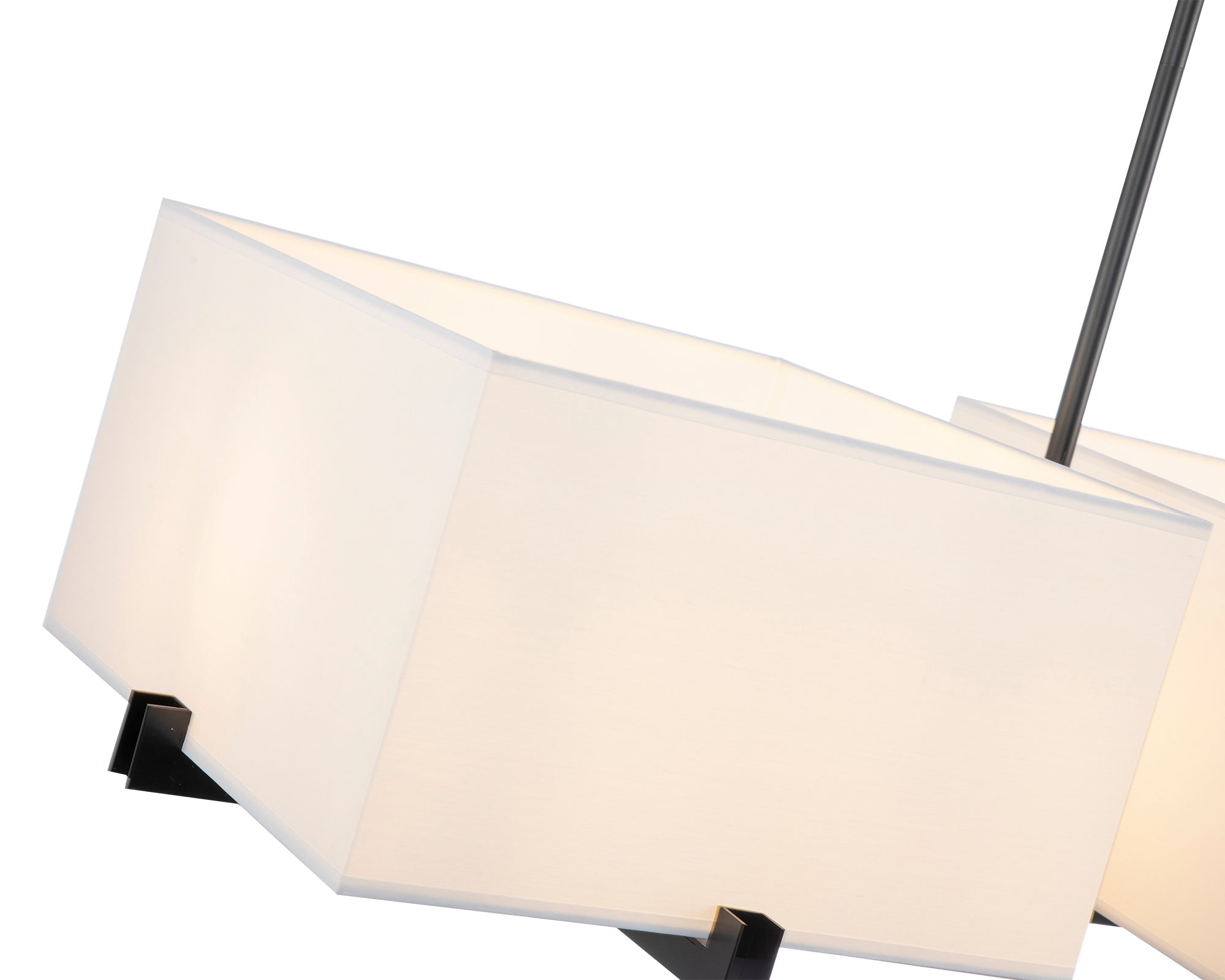 Cameron Pendant Light - Matt Black Metal