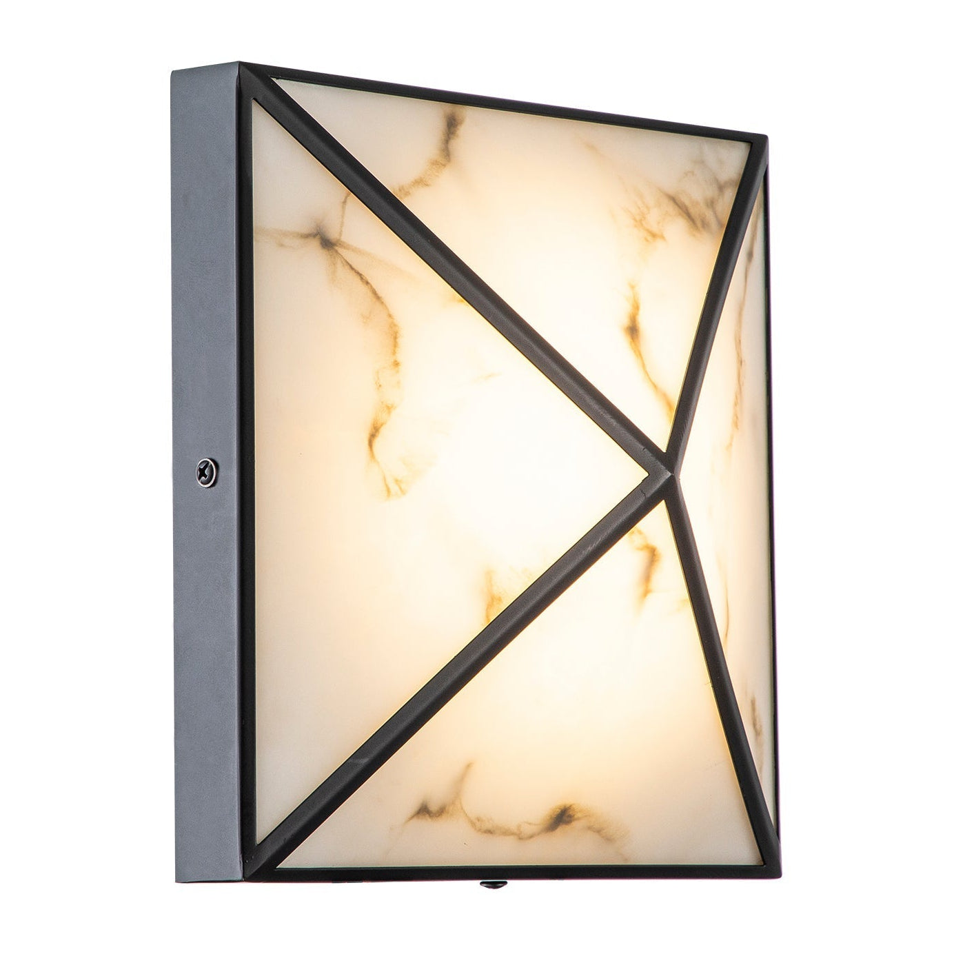 Abacus Faux Alabaster Wall Light
