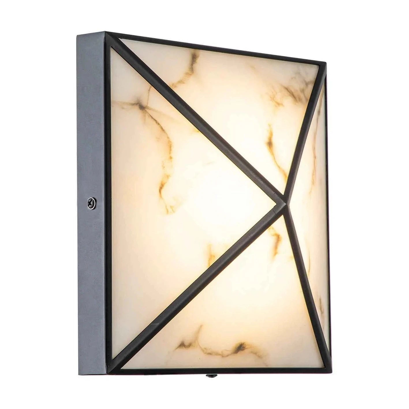 Abacus Faux Alabaster Wall Light