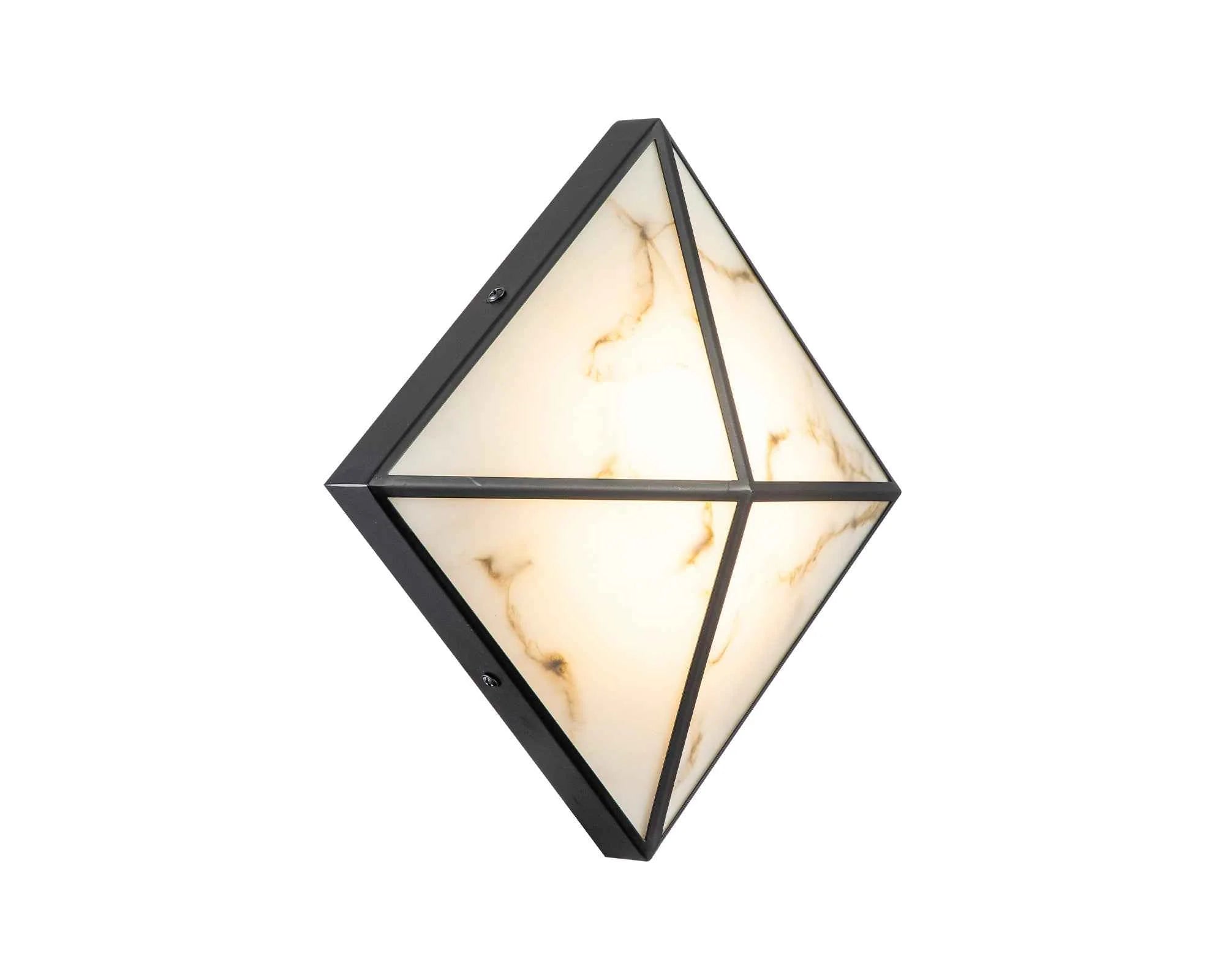 Abacus Faux Alabaster Wall Light