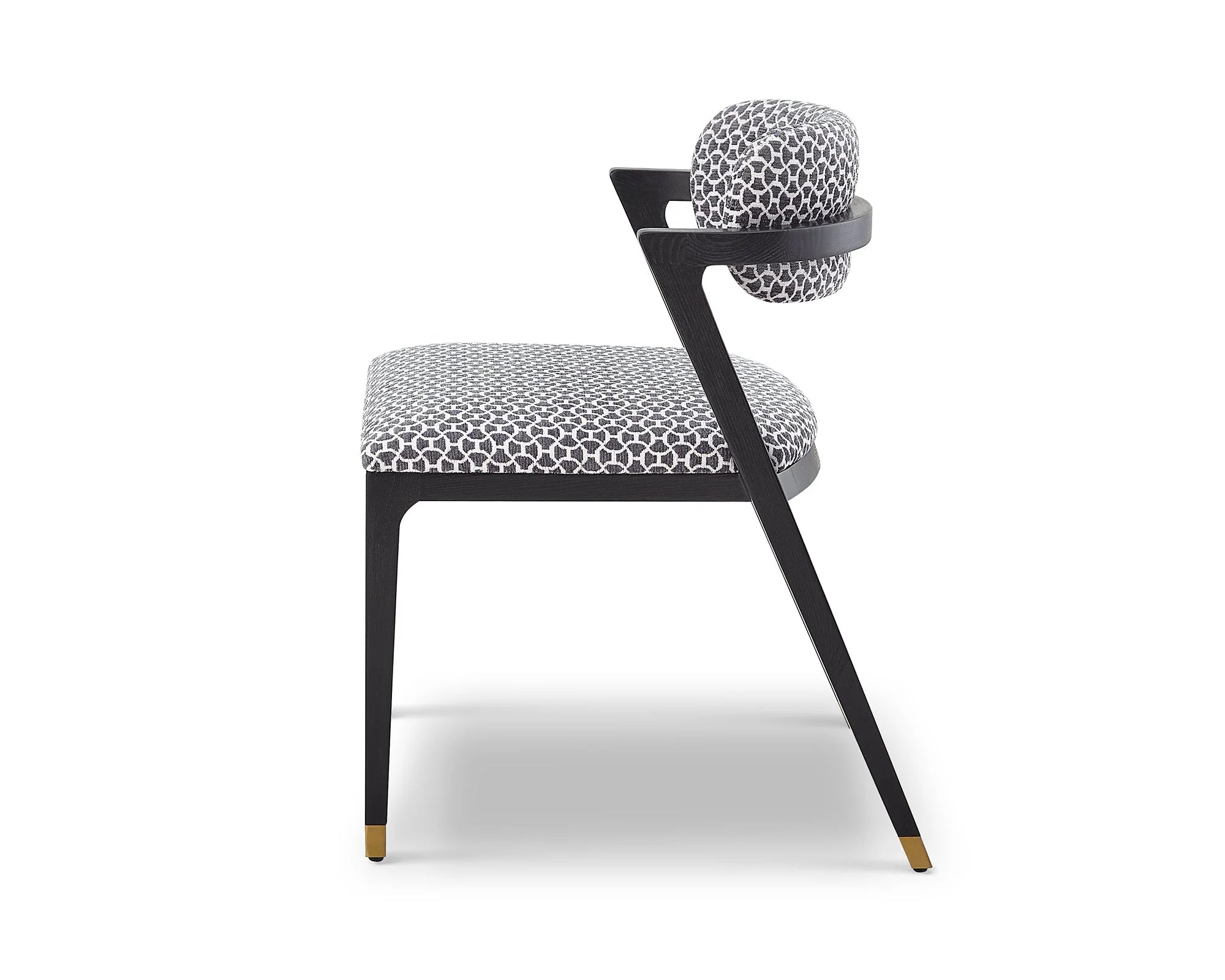 Greta Clover Grey Linen Look Dining Chair