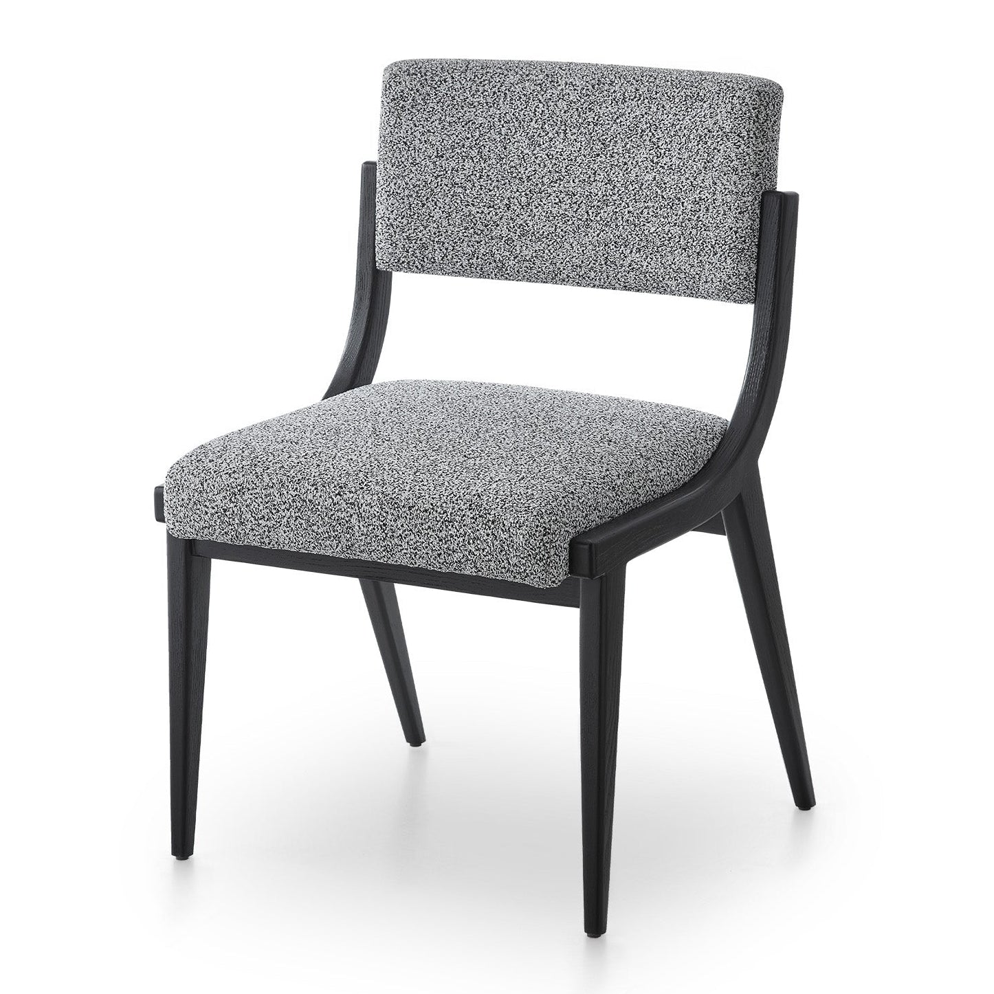 Miami Cordoba Speckle Grey Chenille Dining Chair