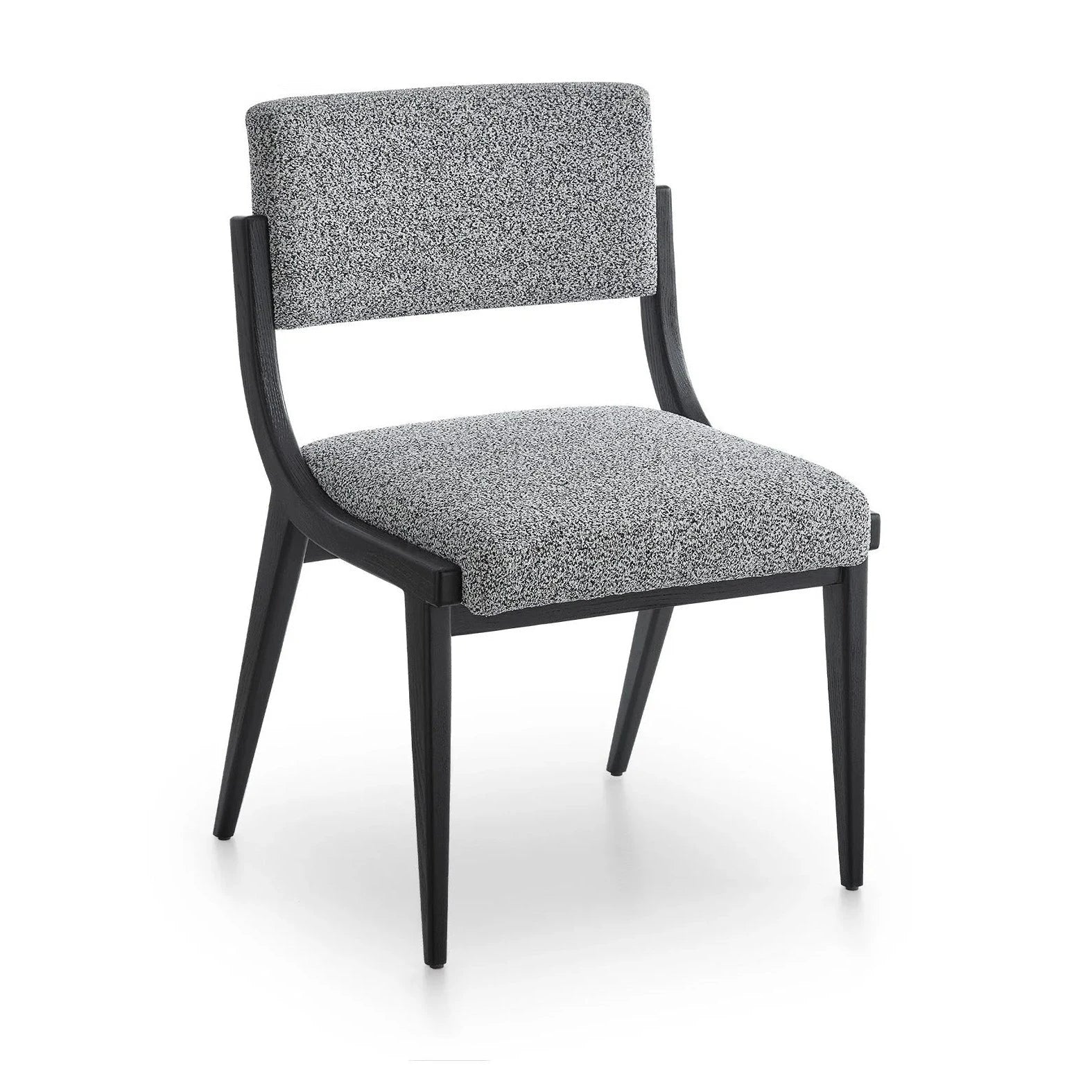 Miami Cordoba Speckle Grey Chenille Dining Chair