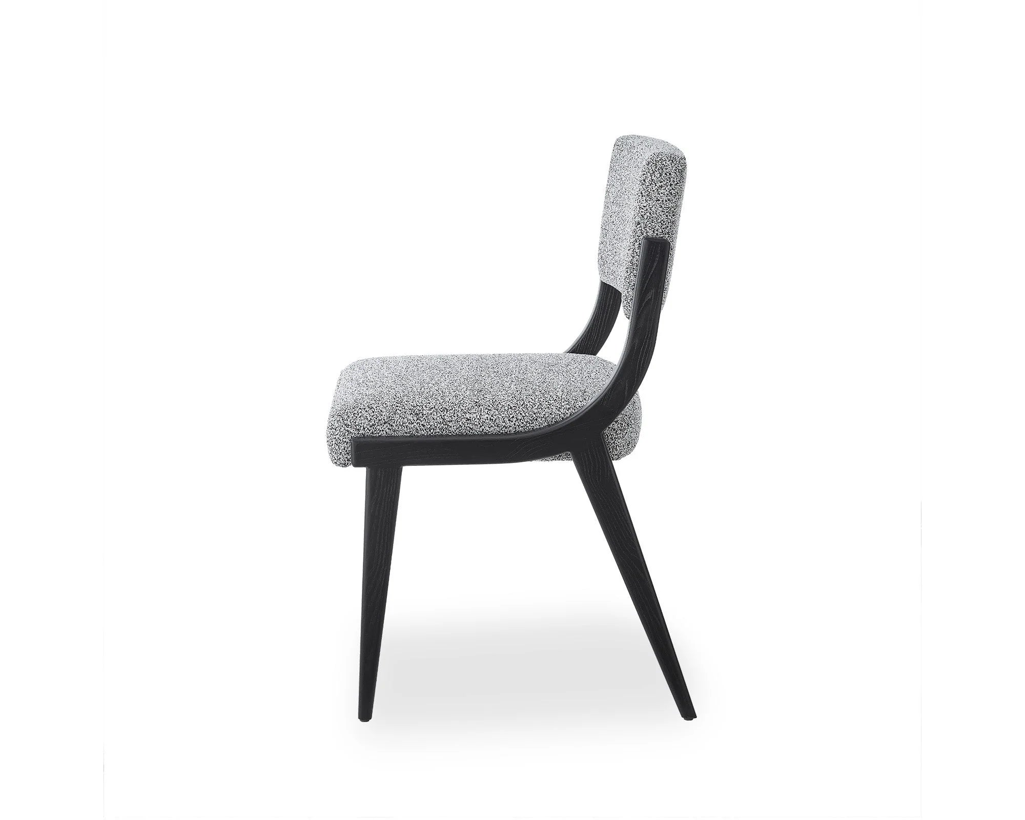 Miami Cordoba Speckle Grey Chenille Dining Chair