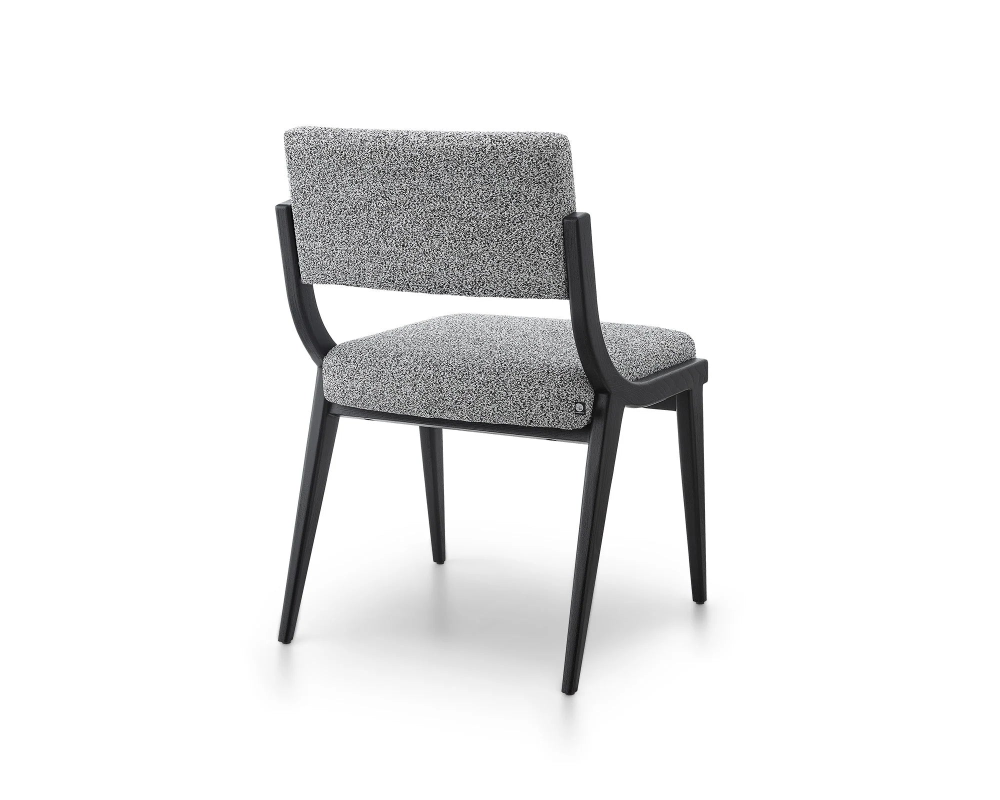 Miami Cordoba Speckle Grey Chenille Dining Chair