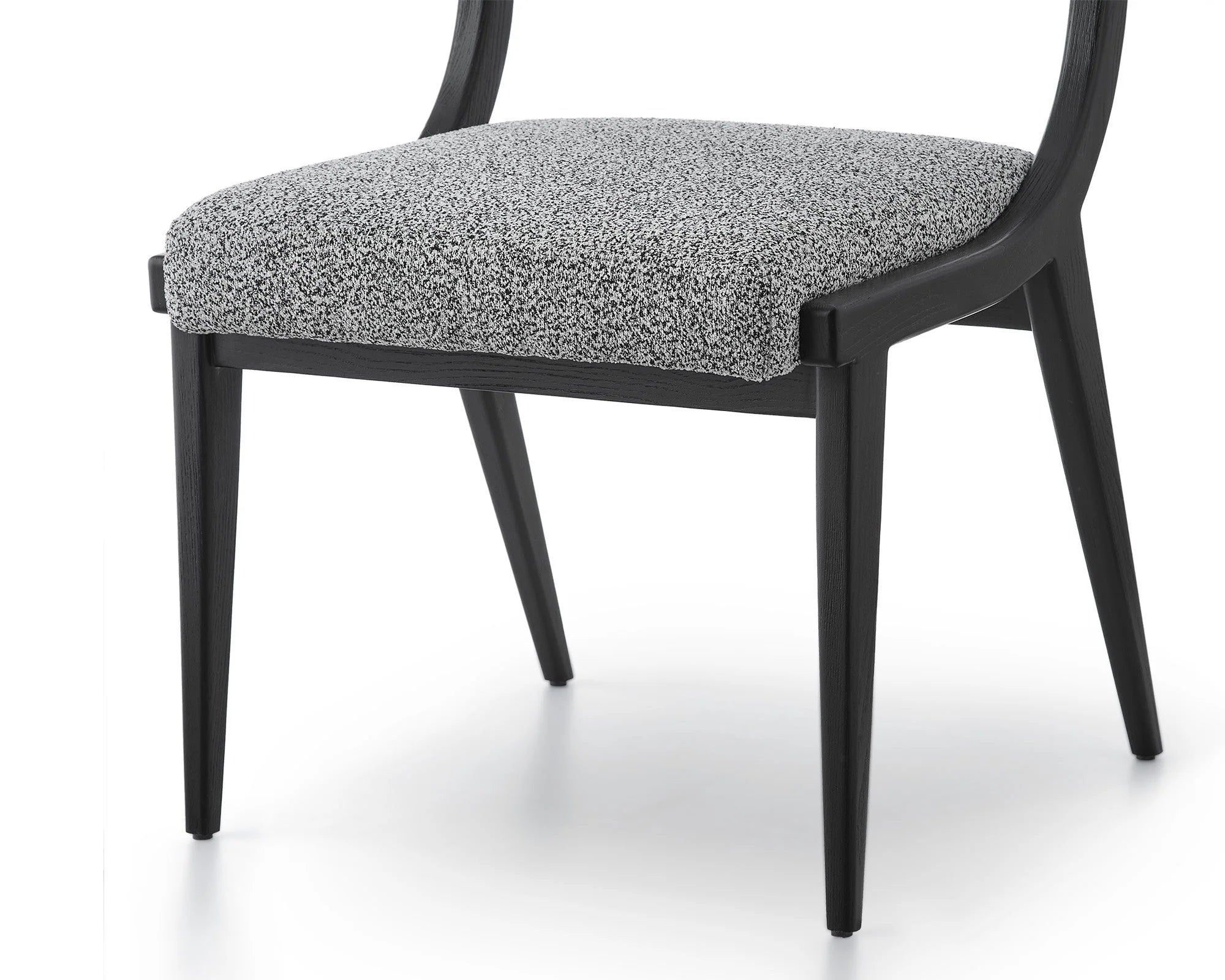 Miami Cordoba Speckle Grey Chenille Dining Chair