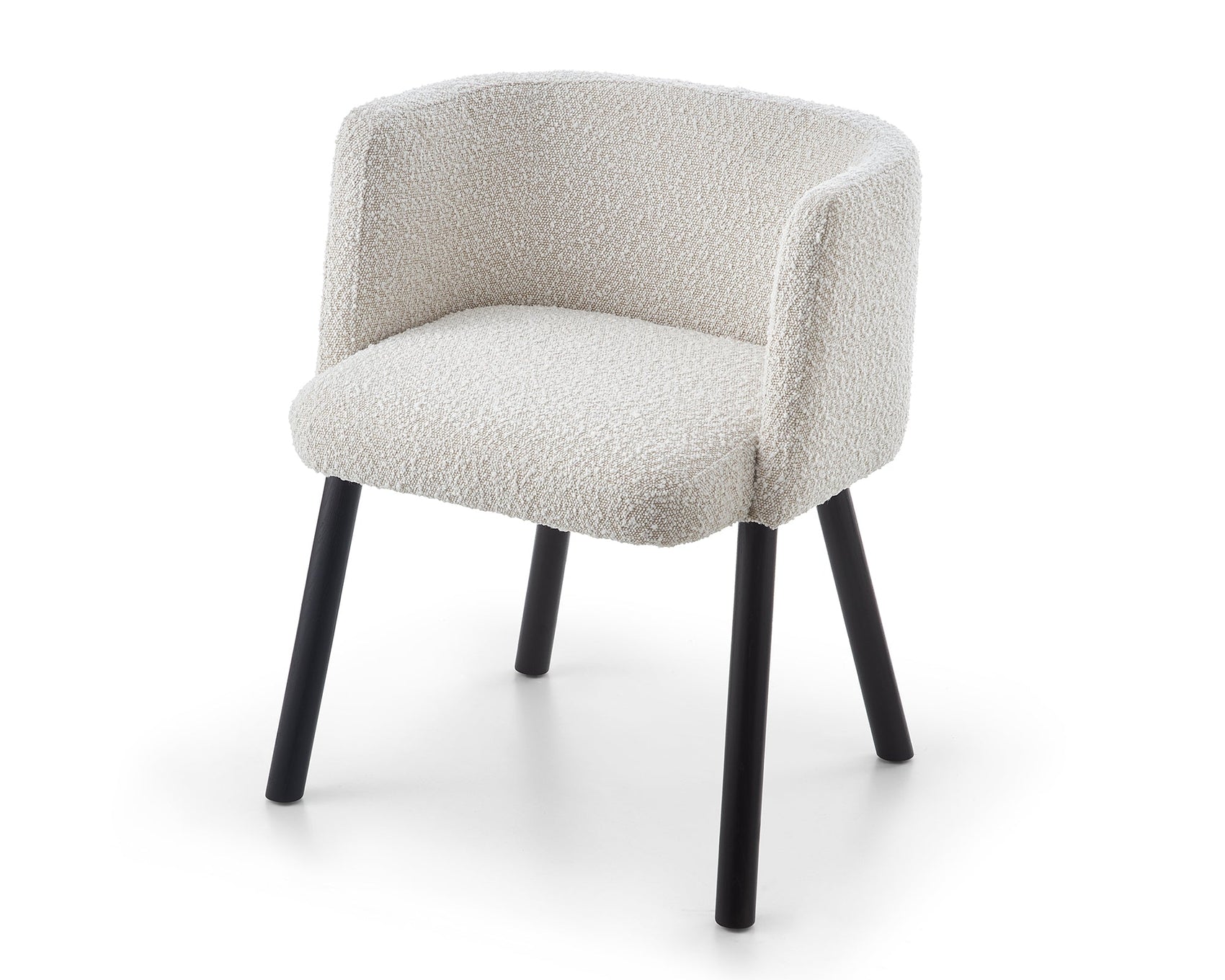 Ethis Sand Cream Boucle Dining Chair