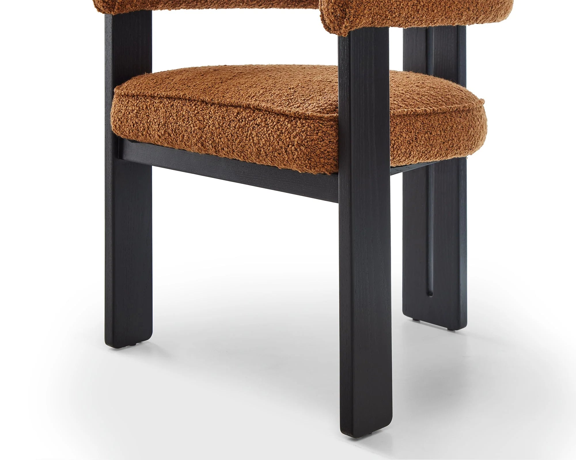 Tilda Beau Clay Boucle Dining Chair