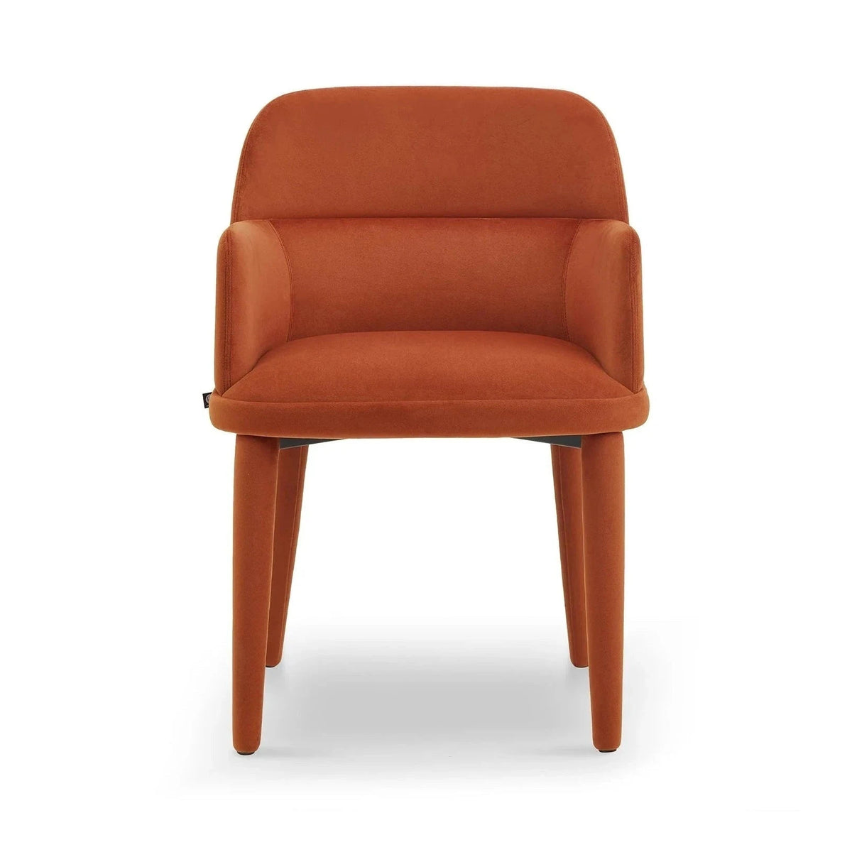 Diva with Arms Megan Oxide Velvet Dining Chair