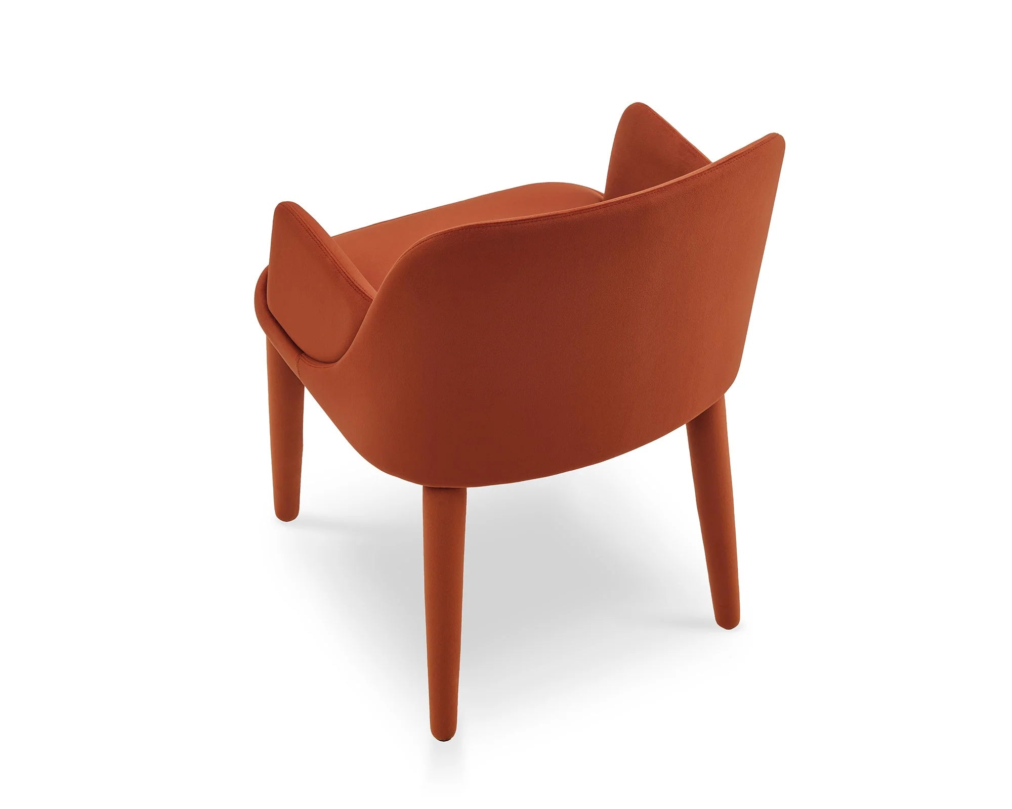Diva with Arms Megan Oxide Velvet Dining Chair