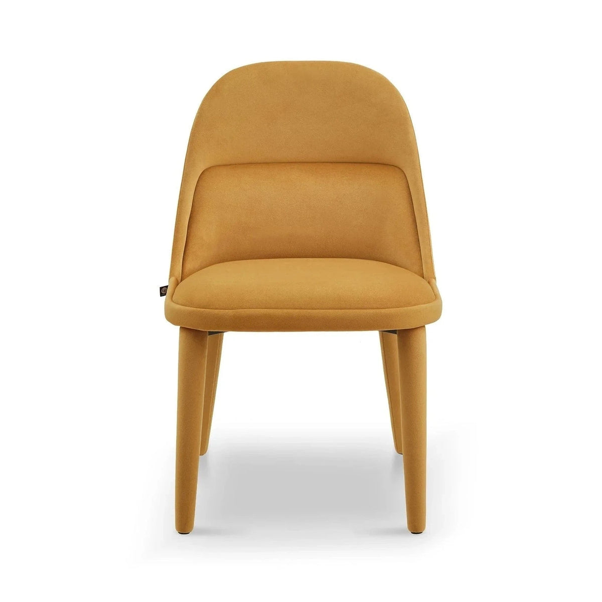 Diva Megan Mustard Velvet Dining Chair
