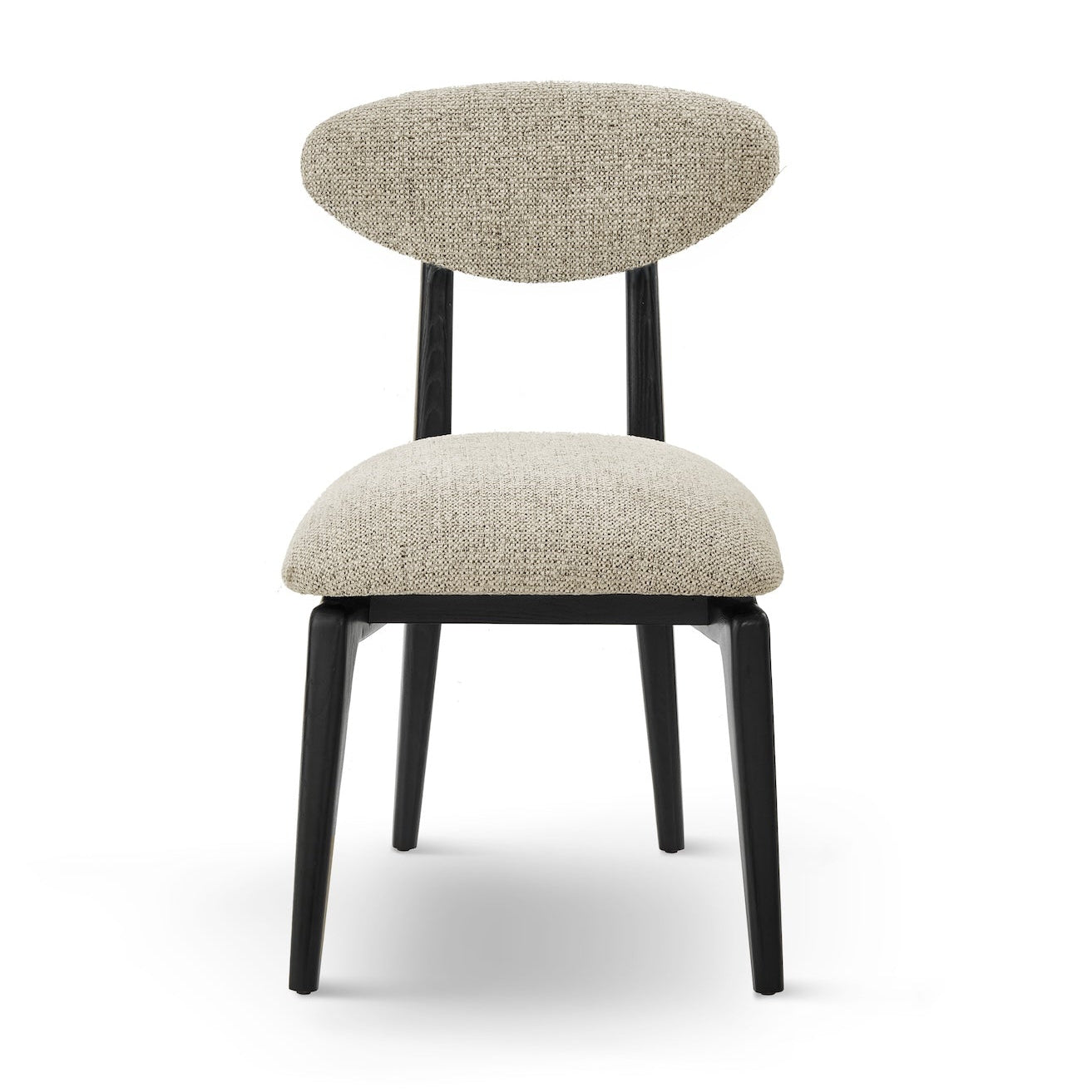 Maja Colmer Silver Grain Linen Look Dining Chair