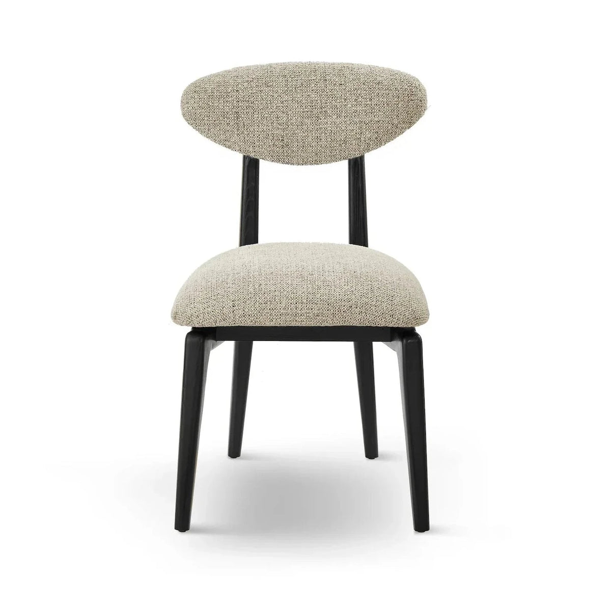 Maja Colmer Silver Grain Linen Look Dining Chair